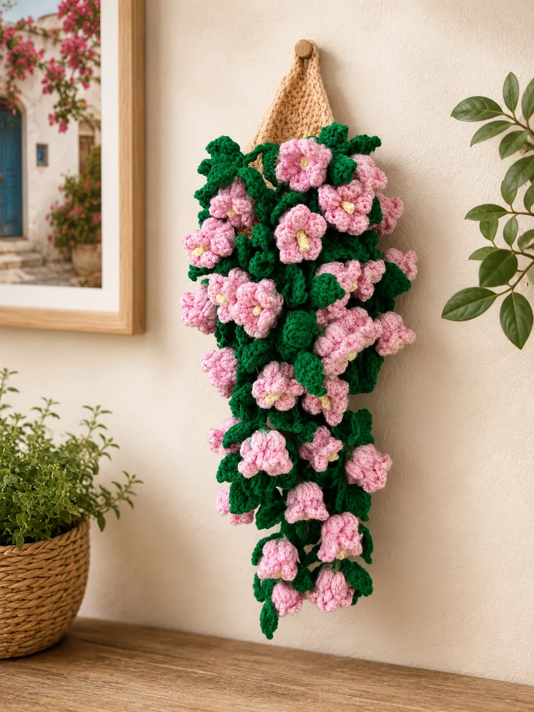 Maceta de flores crochet  - Imagen 4