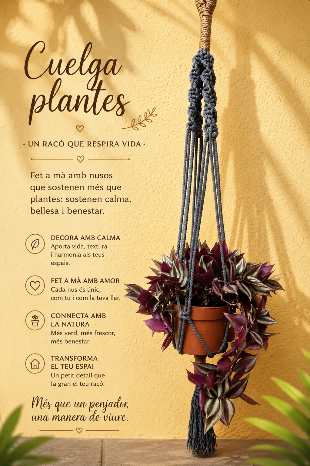 Cuelga plantas