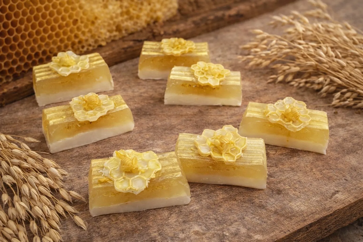 Jabón de glicerina de avena y miel - Imagen 2