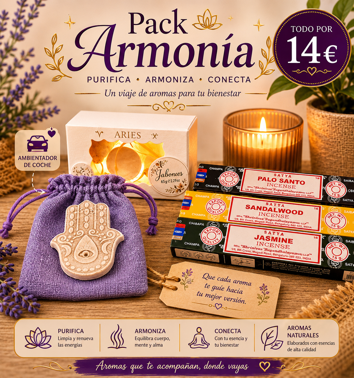 Pack bienvenida armonía