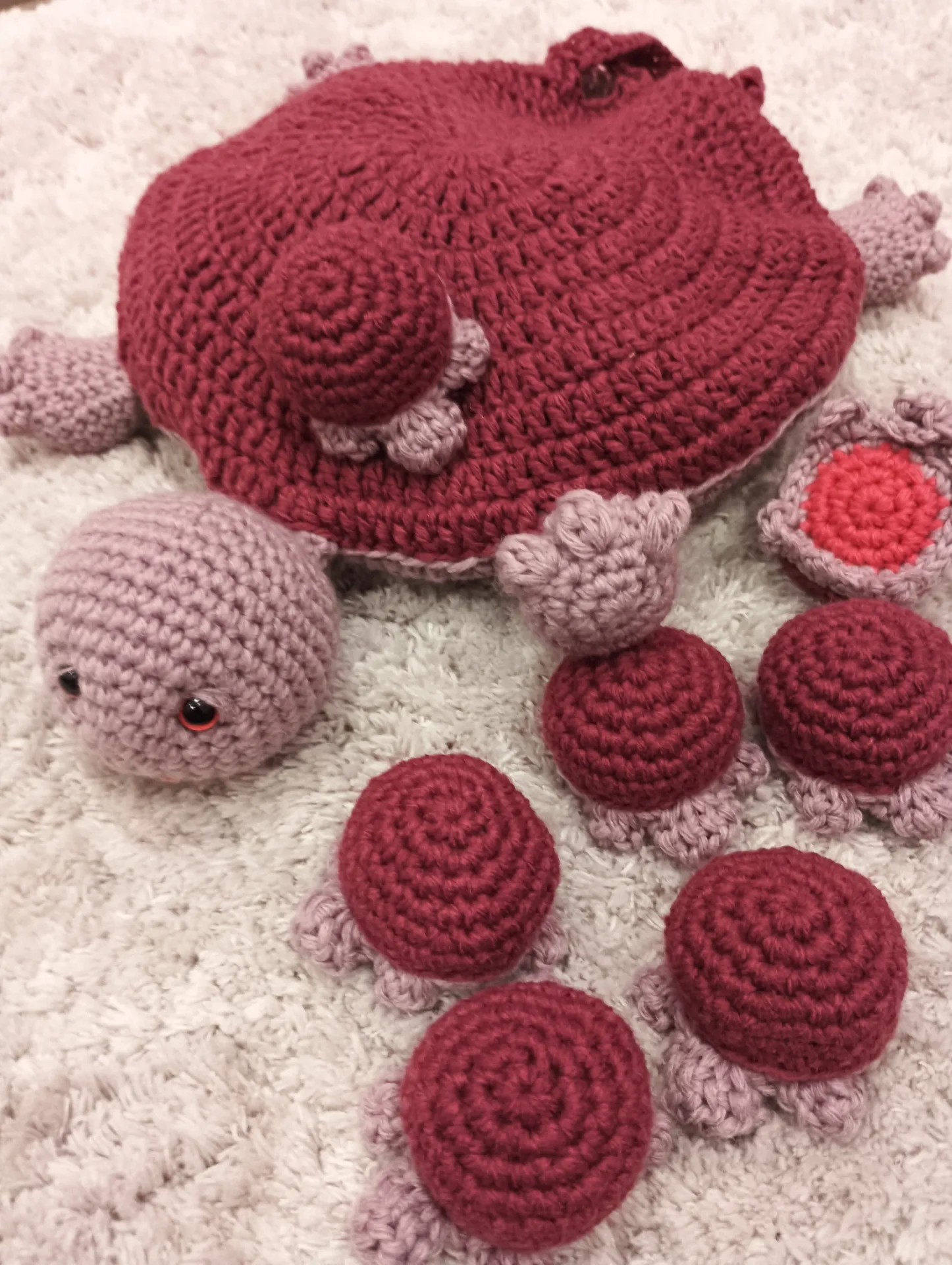 Juego de memoria a crochet