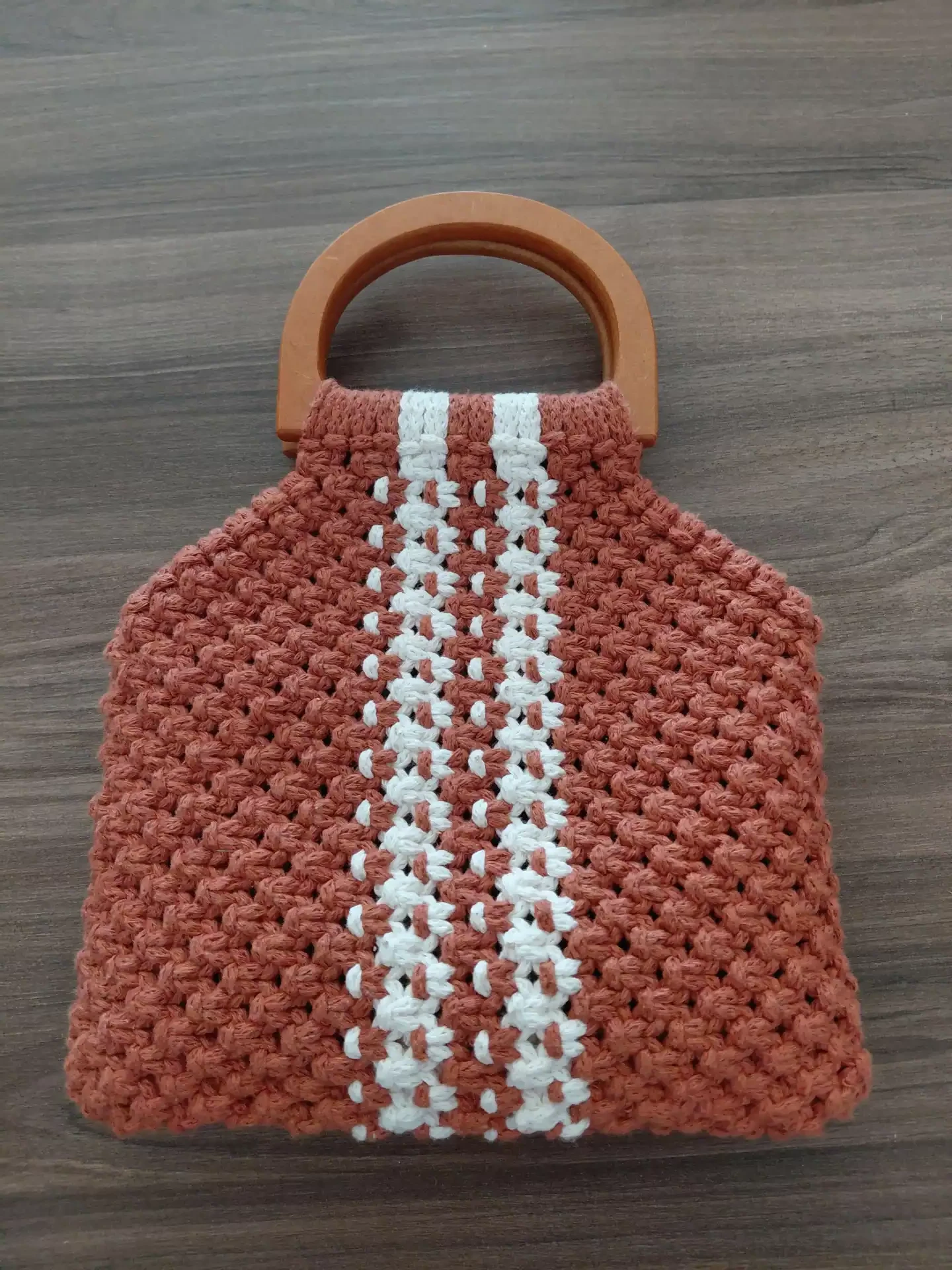 Bolso mano macramé
