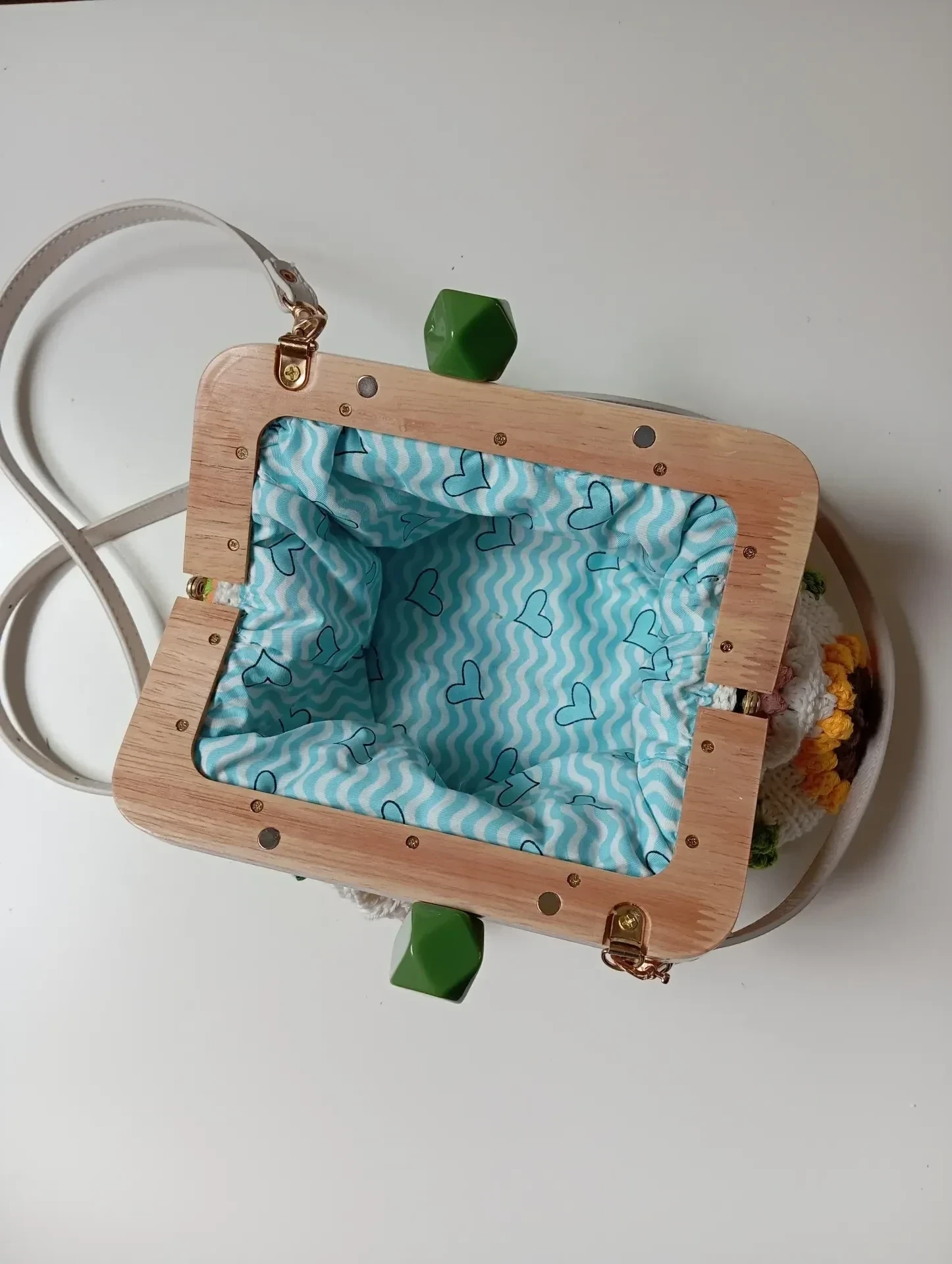 Bolso cartera crochet - Imagen 2