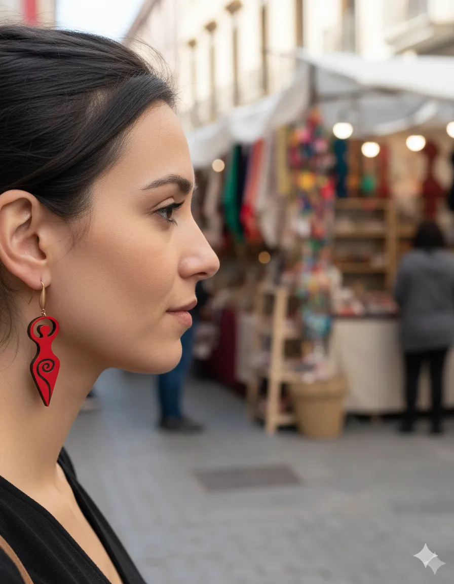 Pendientes artesanales