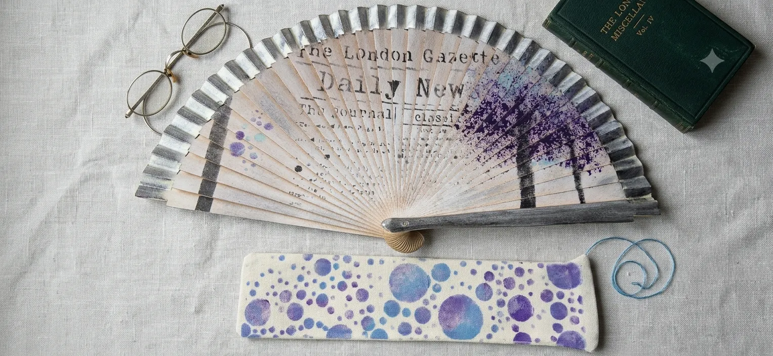 Abanico dayli news con funda