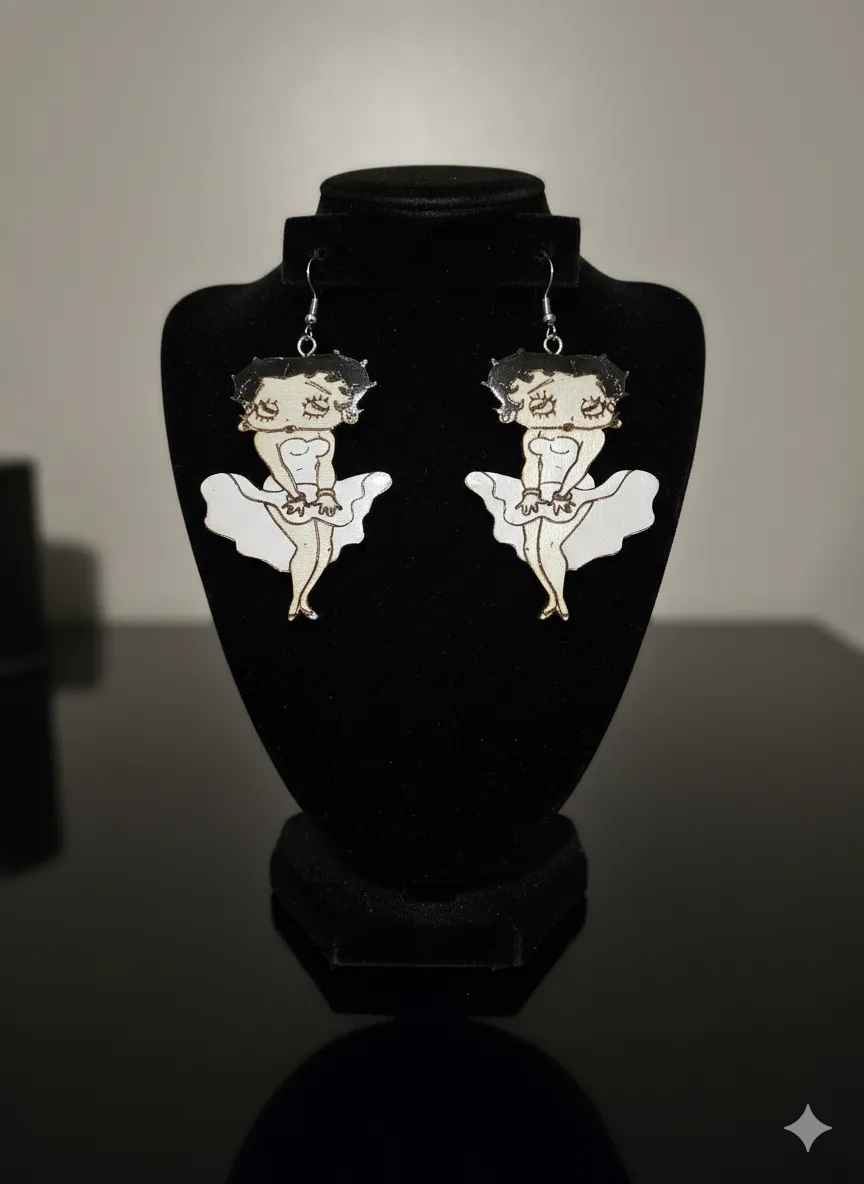 Pendientes Betty Boop - Imagen 2