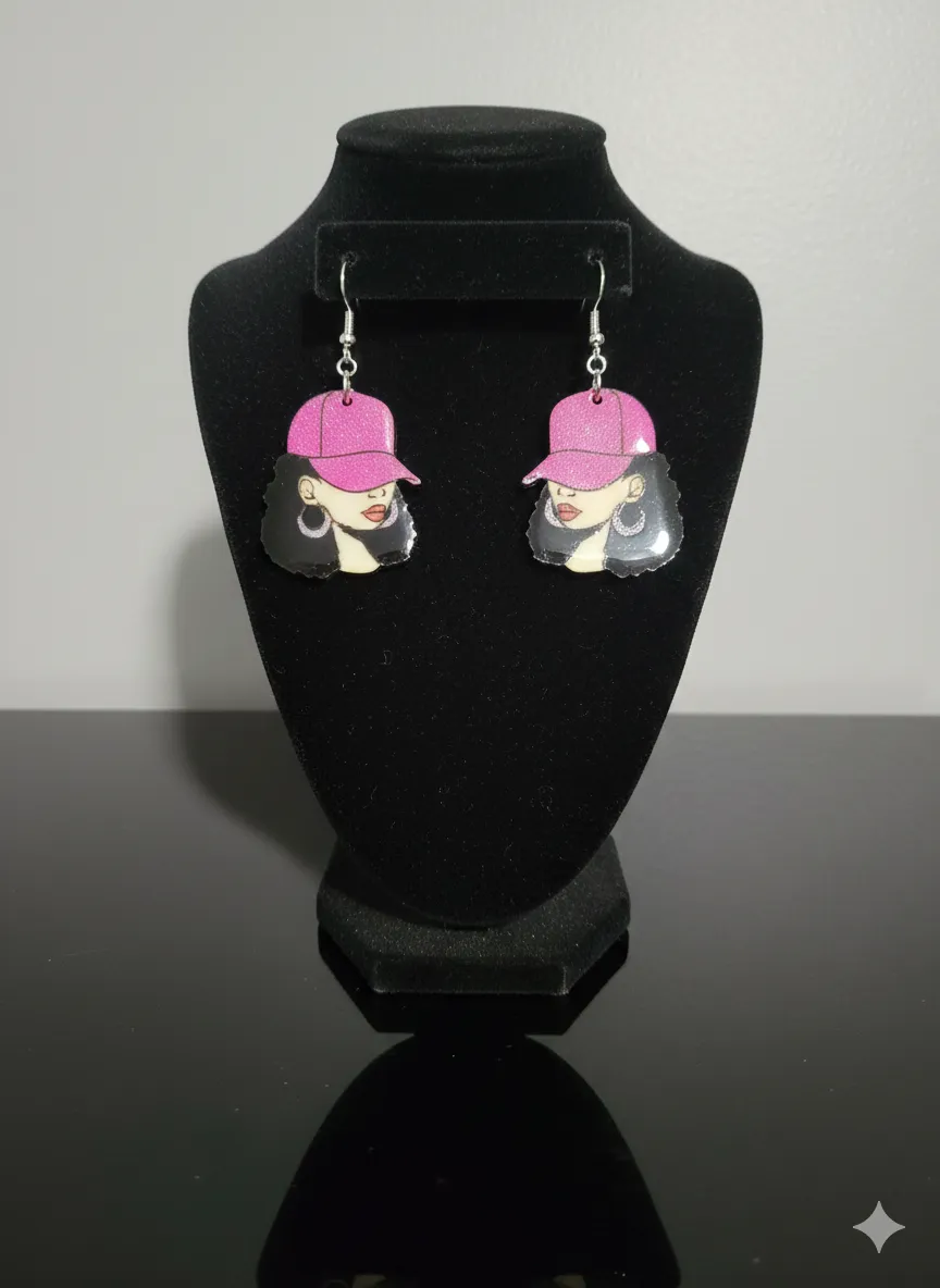 Pendientes Mujer Urbana con Gorra - Imagen 2