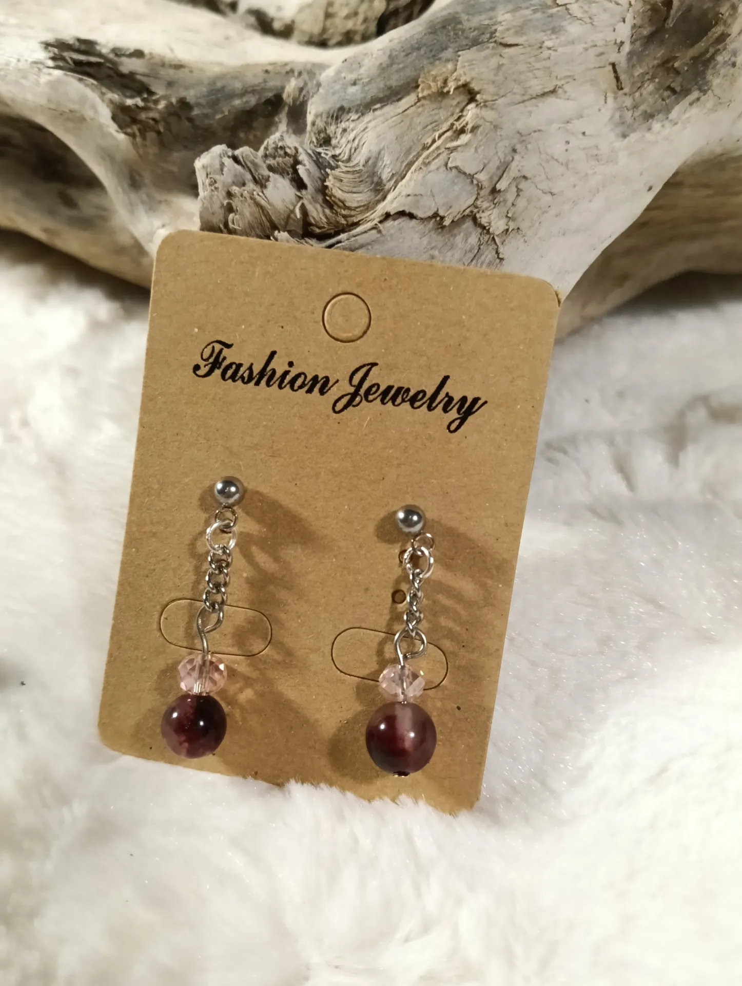 Pendientes granate - Imagen 3