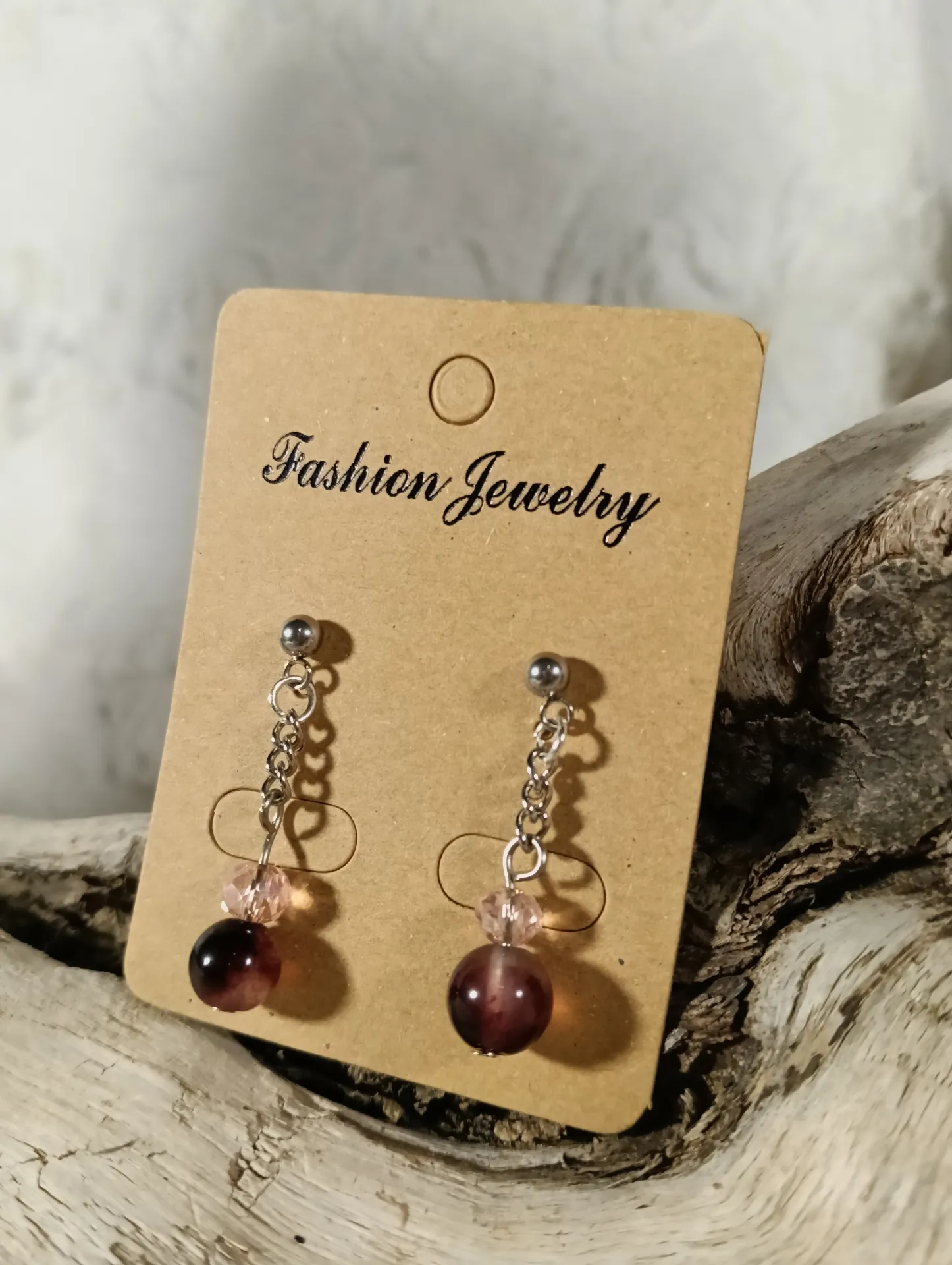 Pendientes granate - Imagen 2