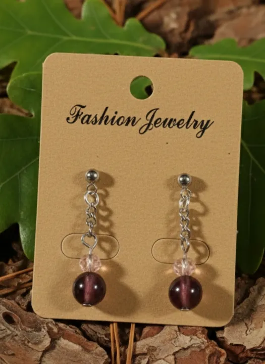 Pendientes granate