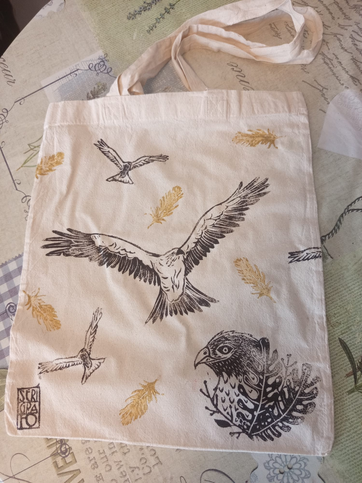 Totebags estampadas a mano - Imagen 2