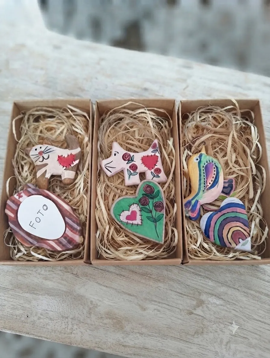 Pack de 2 Imanes Artesanales "Angie Pets"