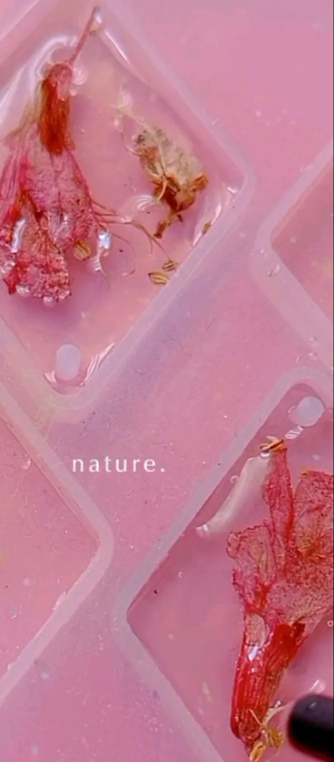 Pendientes flores encapsuladas - Imagen 3