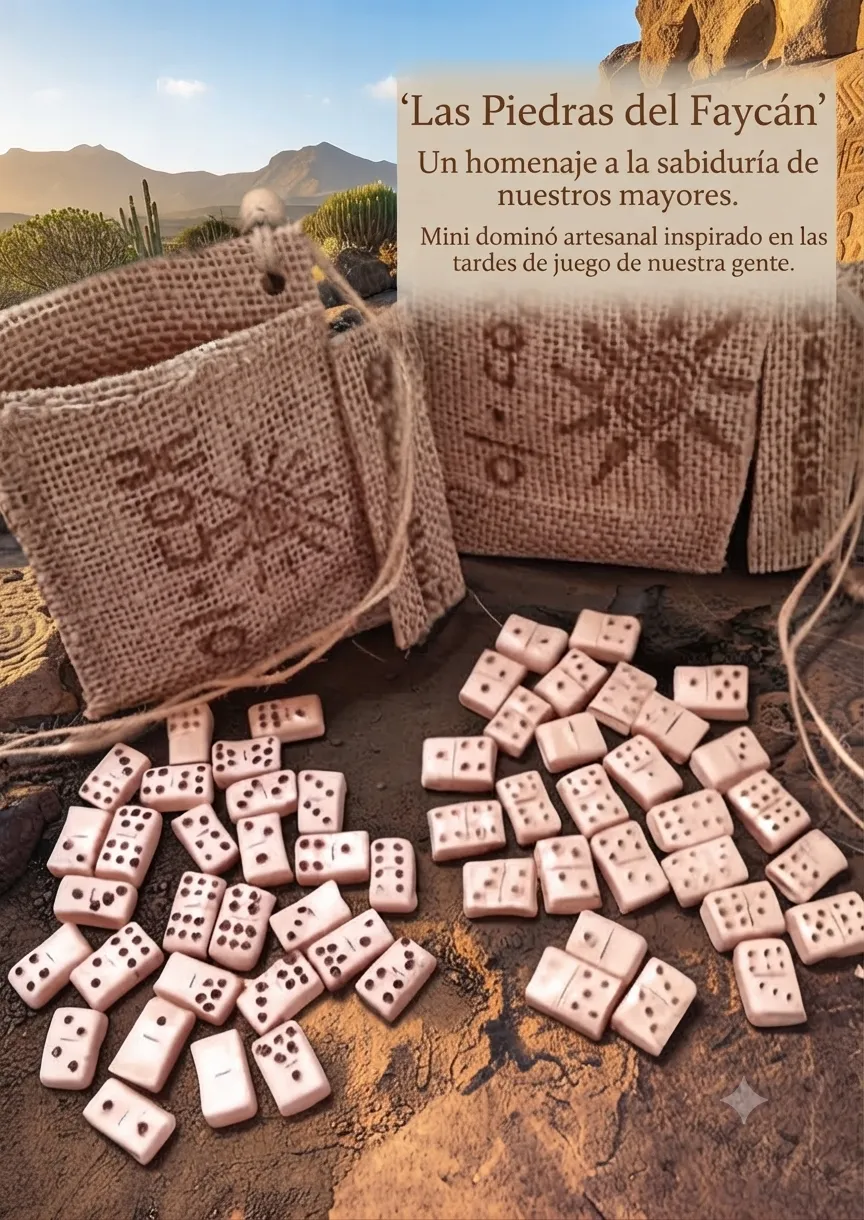 Mini Dominó Artesanal Las Piedras del Faycán – Edición en Arcilla al Aire