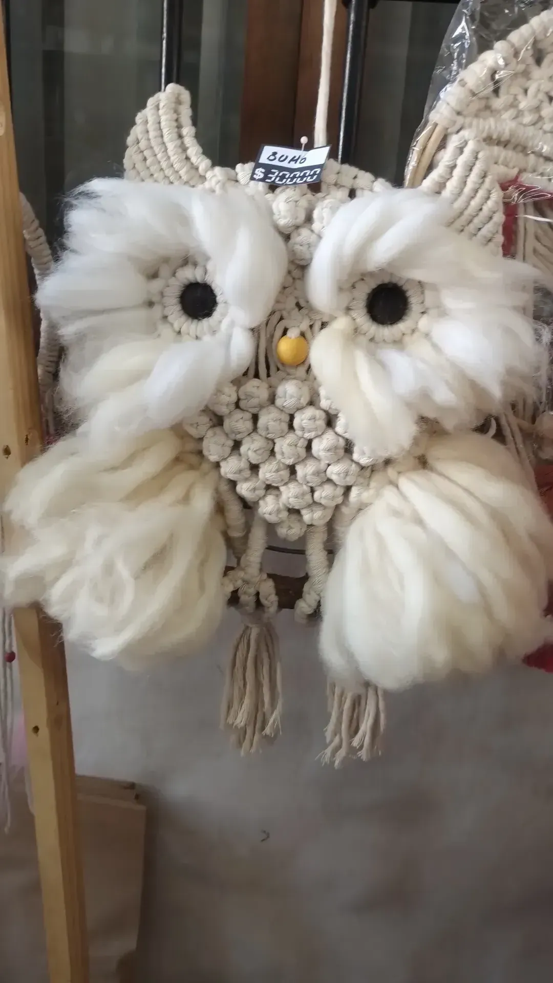 Búho en macramé