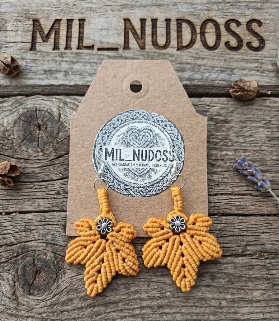 Aretes hoja  - Imagen 2