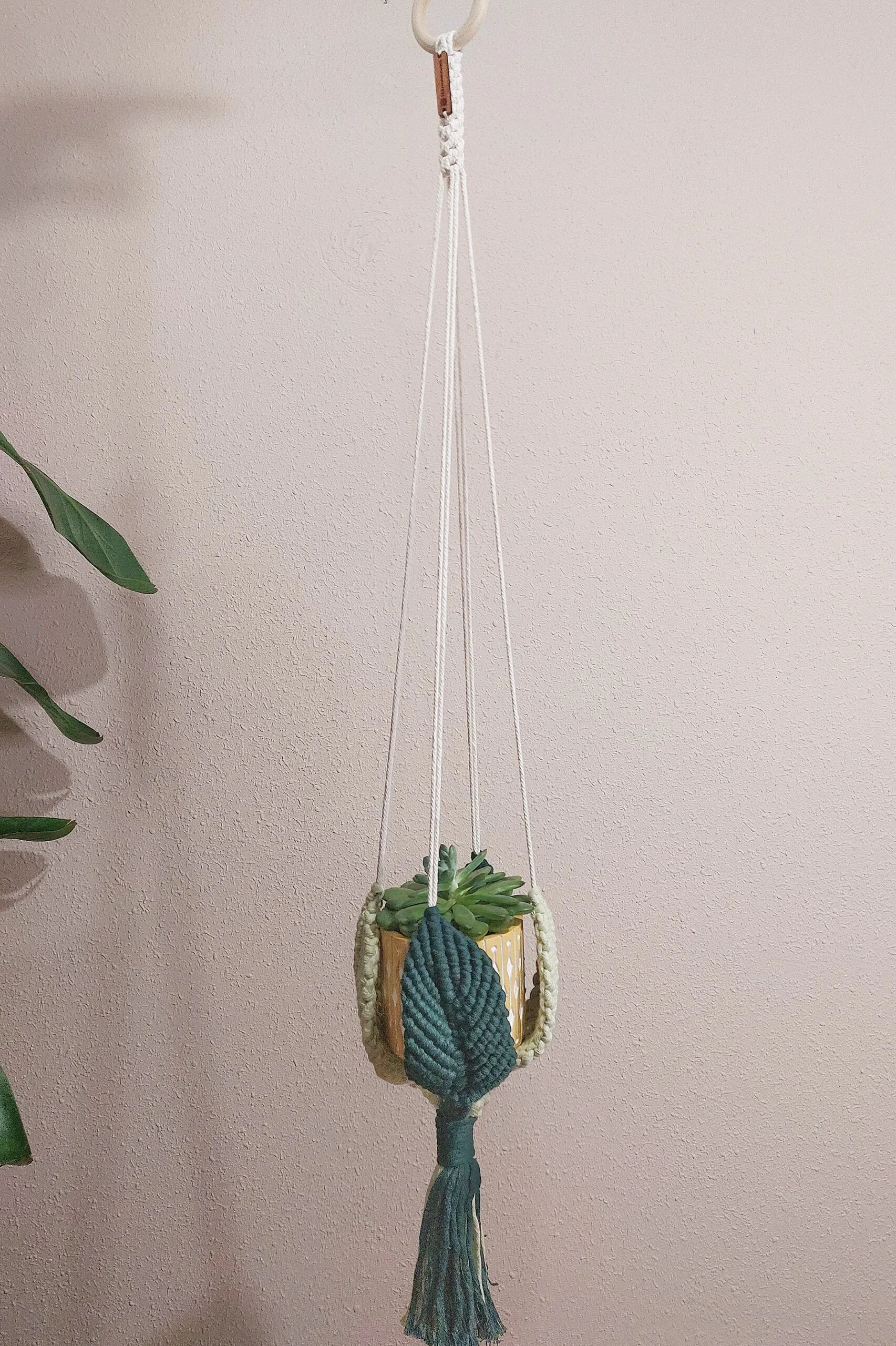 Porta macetas de macramé - Imagen 2
