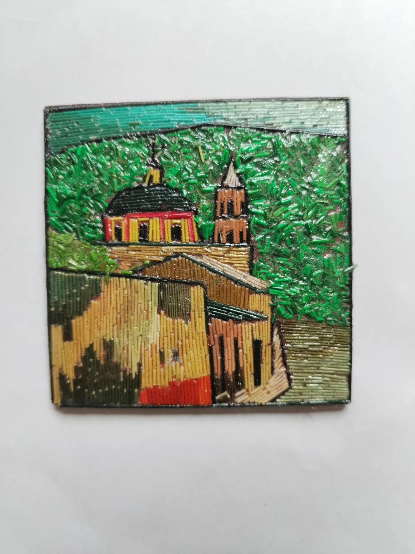 Imanes artesanales con popotillo  - Imagen 5
