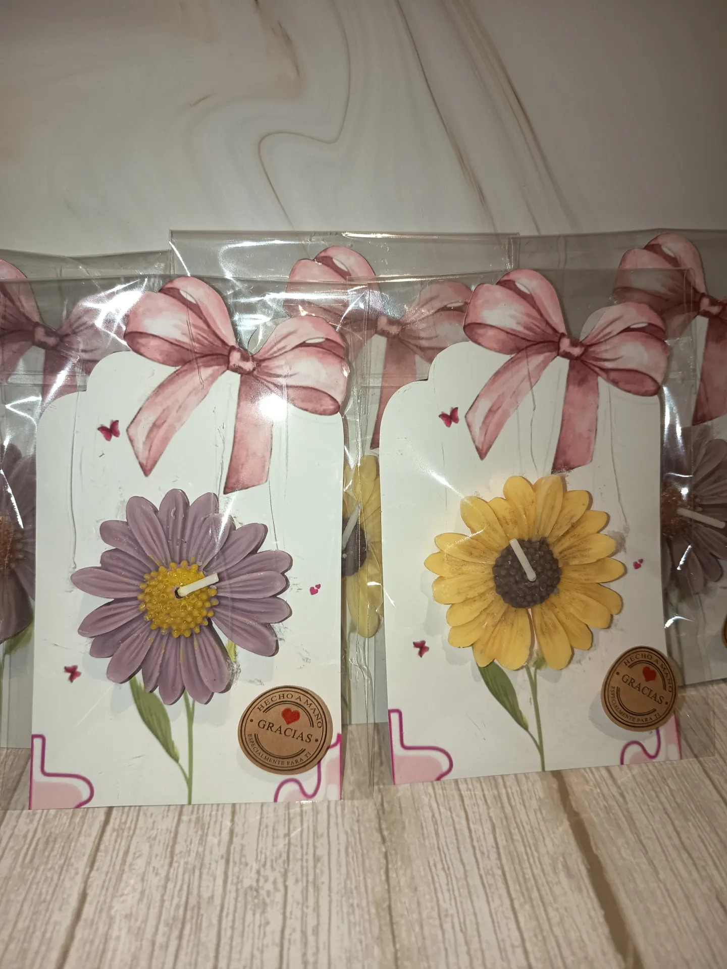 Velas florales para eventos