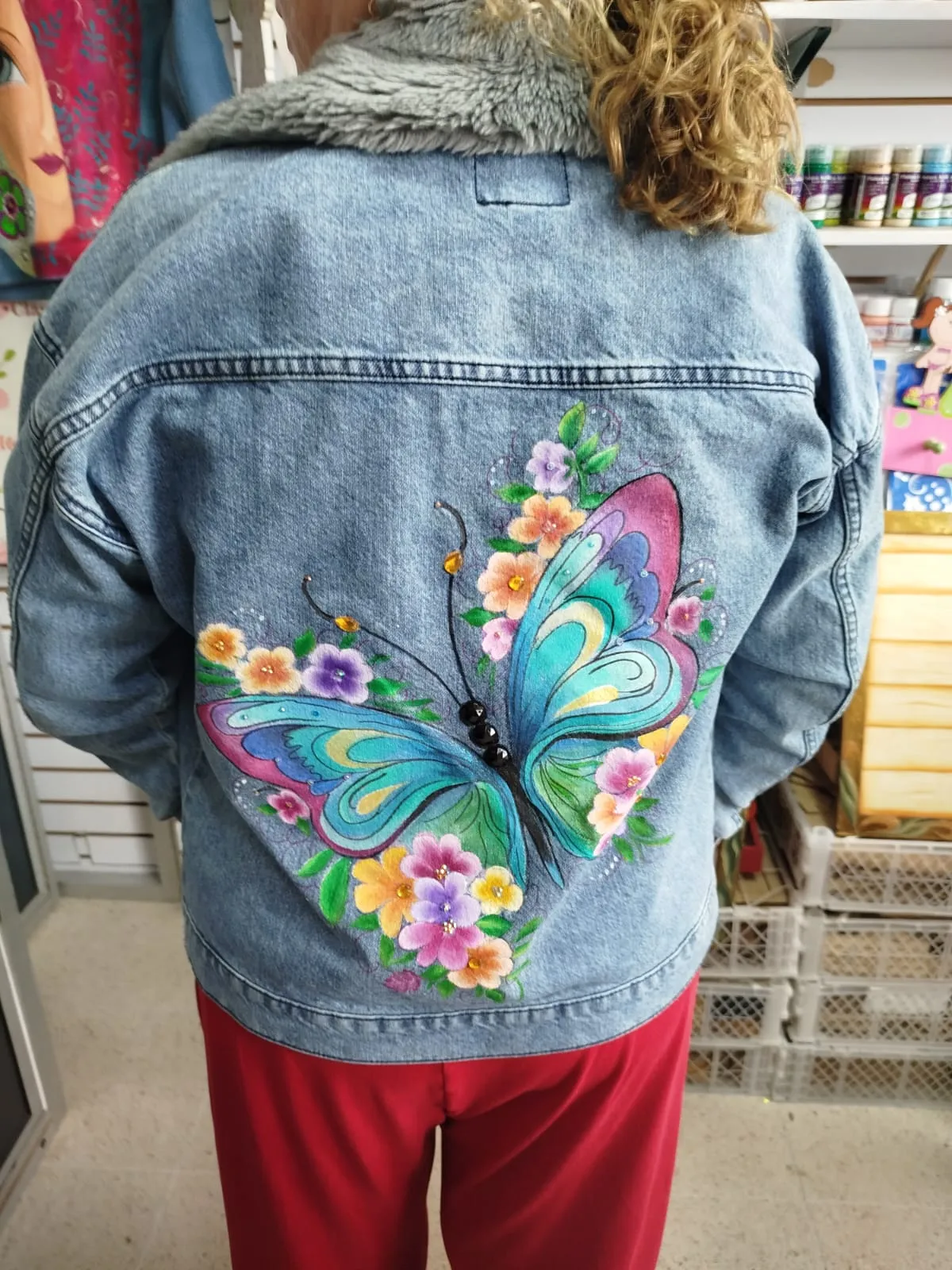 Chaqueta de mujer en jeans - Imagen 3