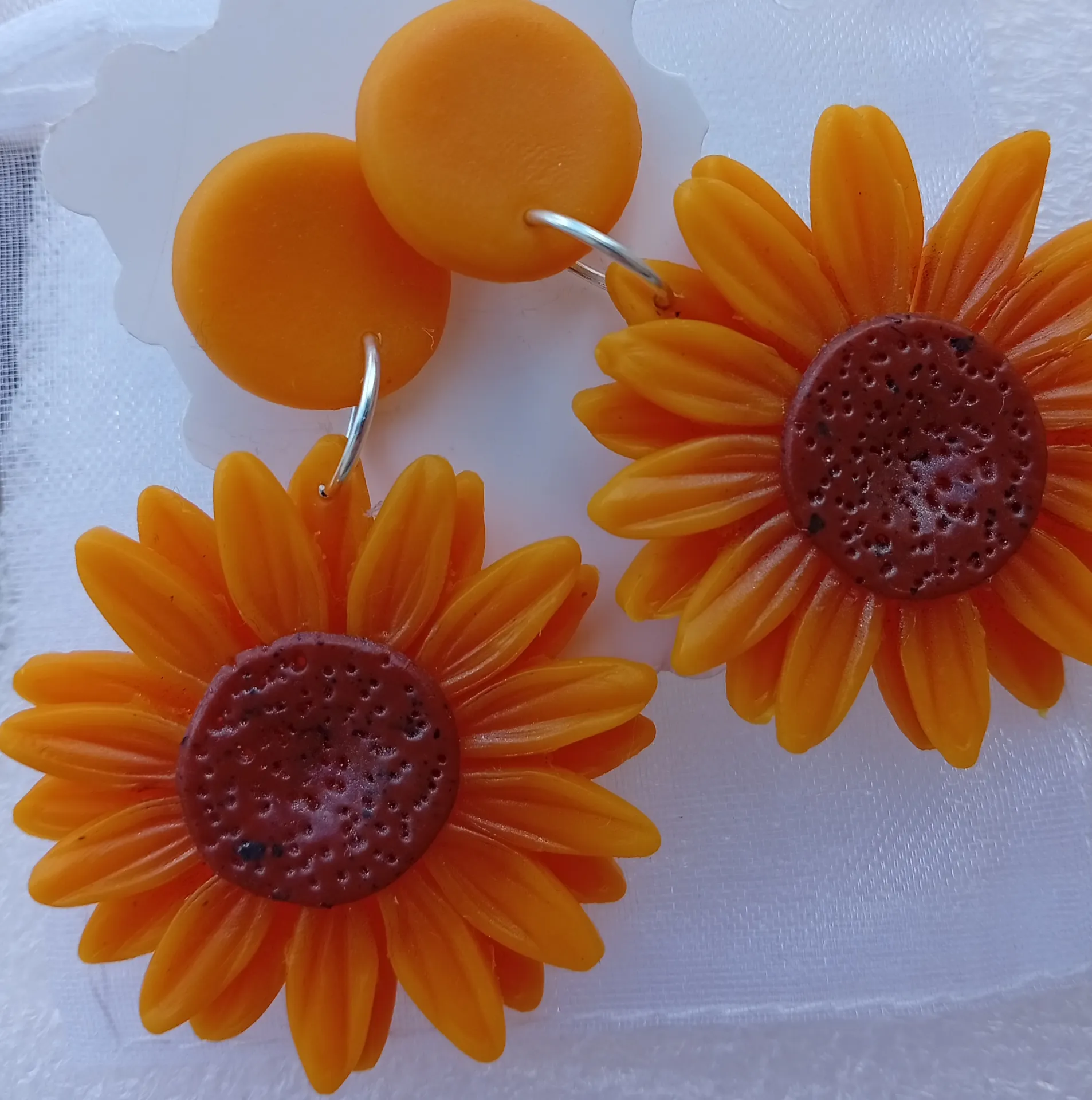 Pendientes Girasoles