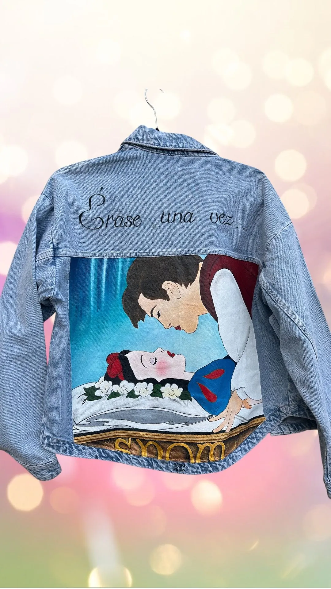 Chaqueta vaquera personalizada Blancanieves