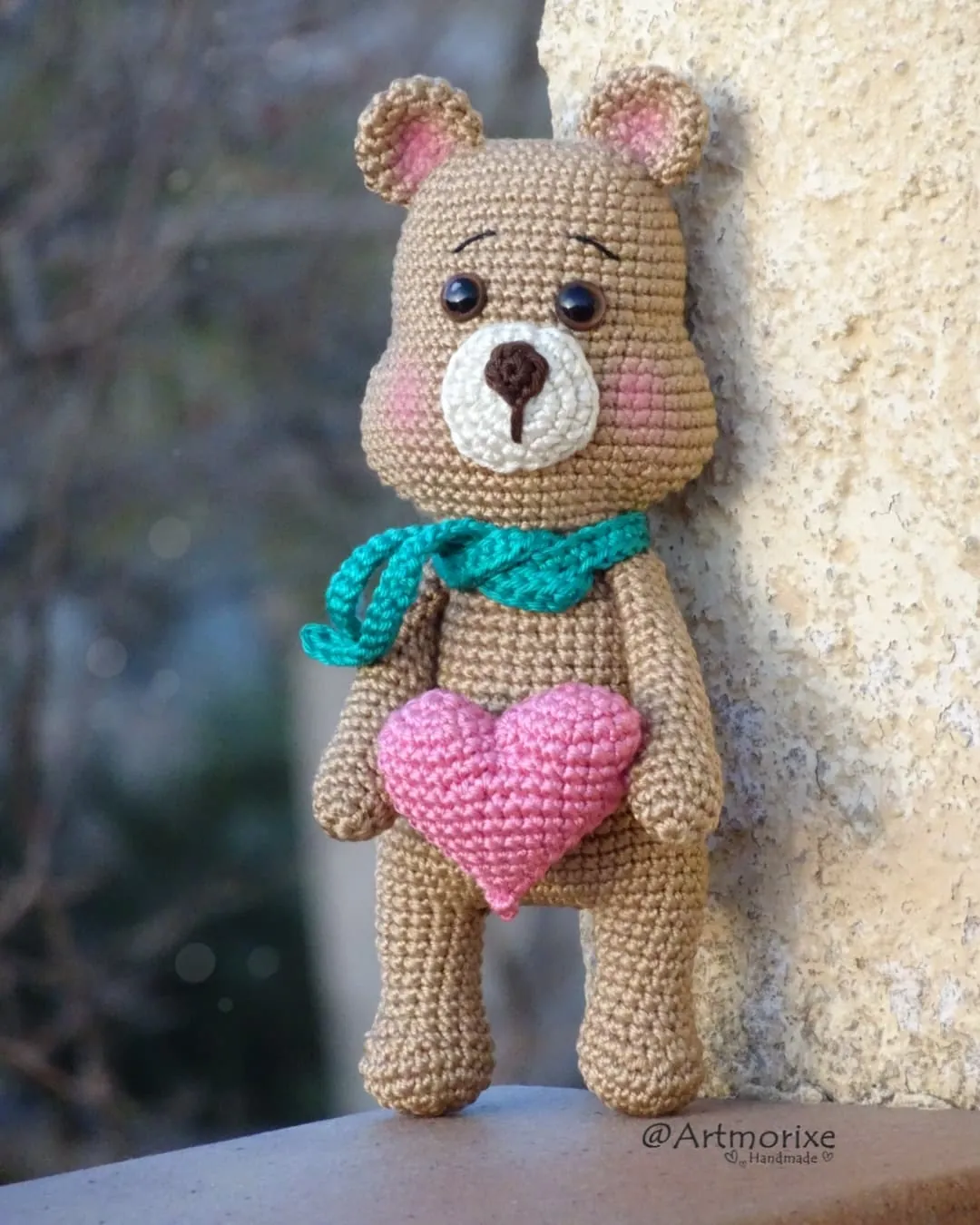 Amigurumi Osito con corazón