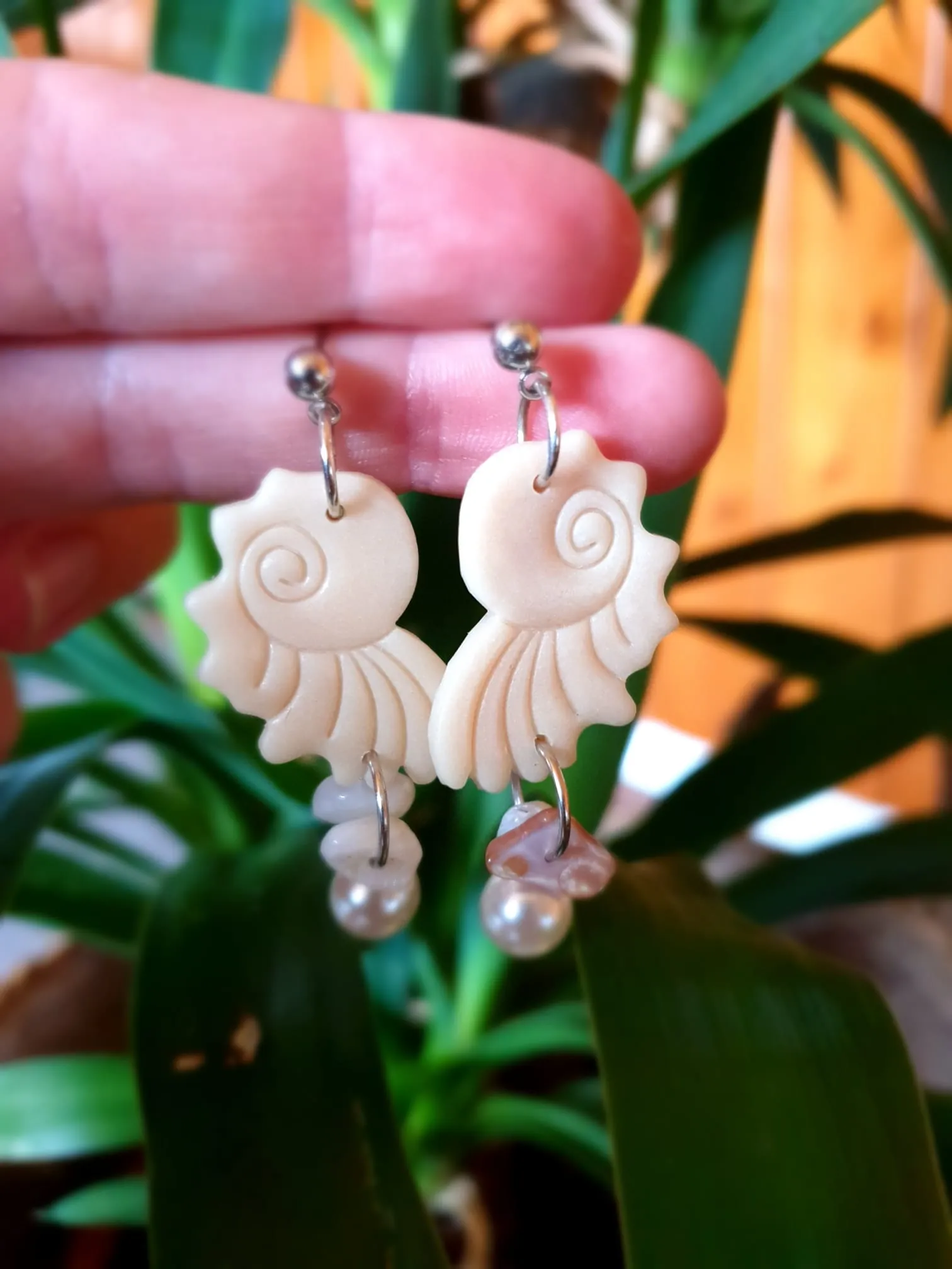 Pendientes Caracolas