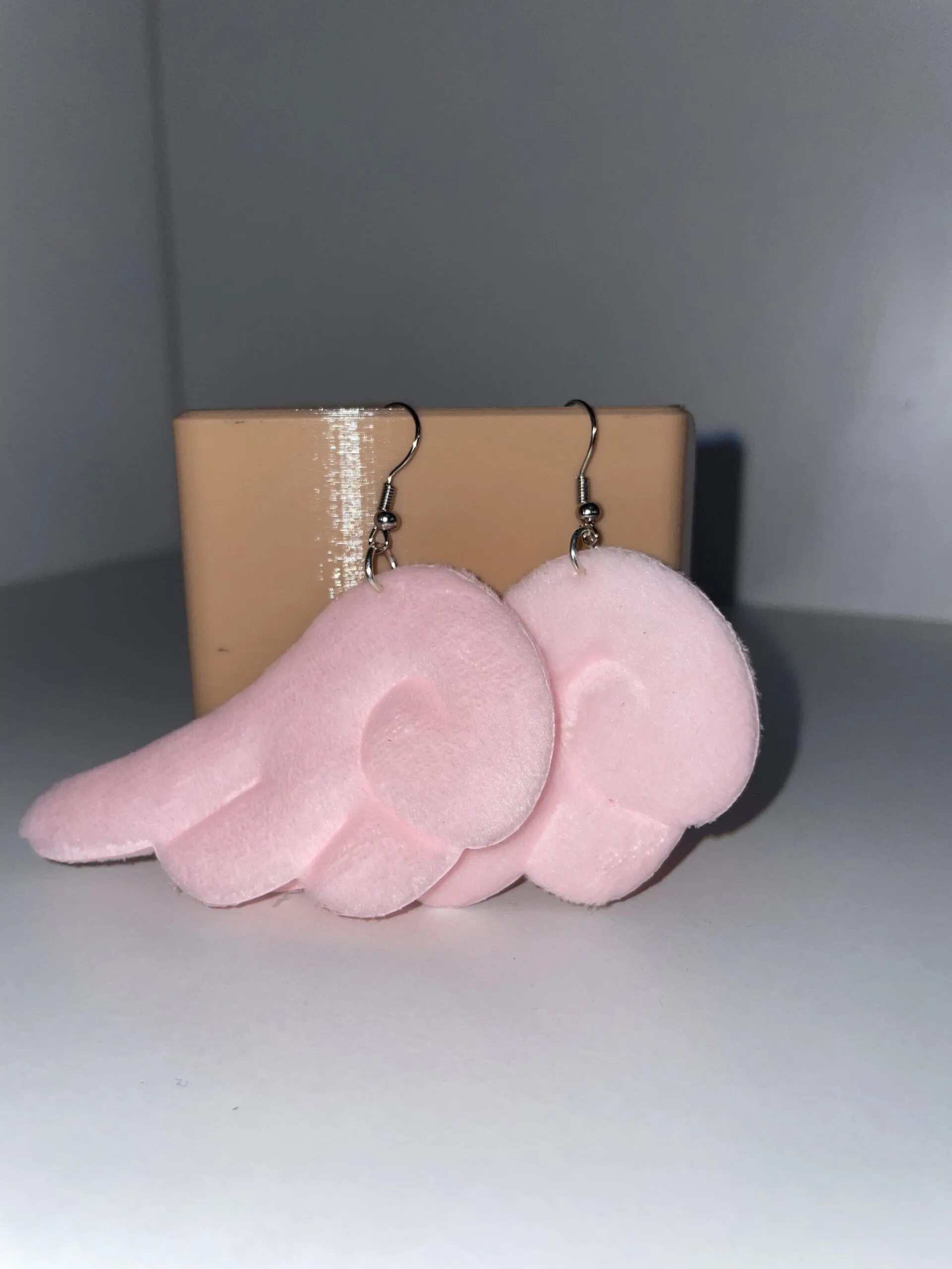 Pendientes alas rosa
