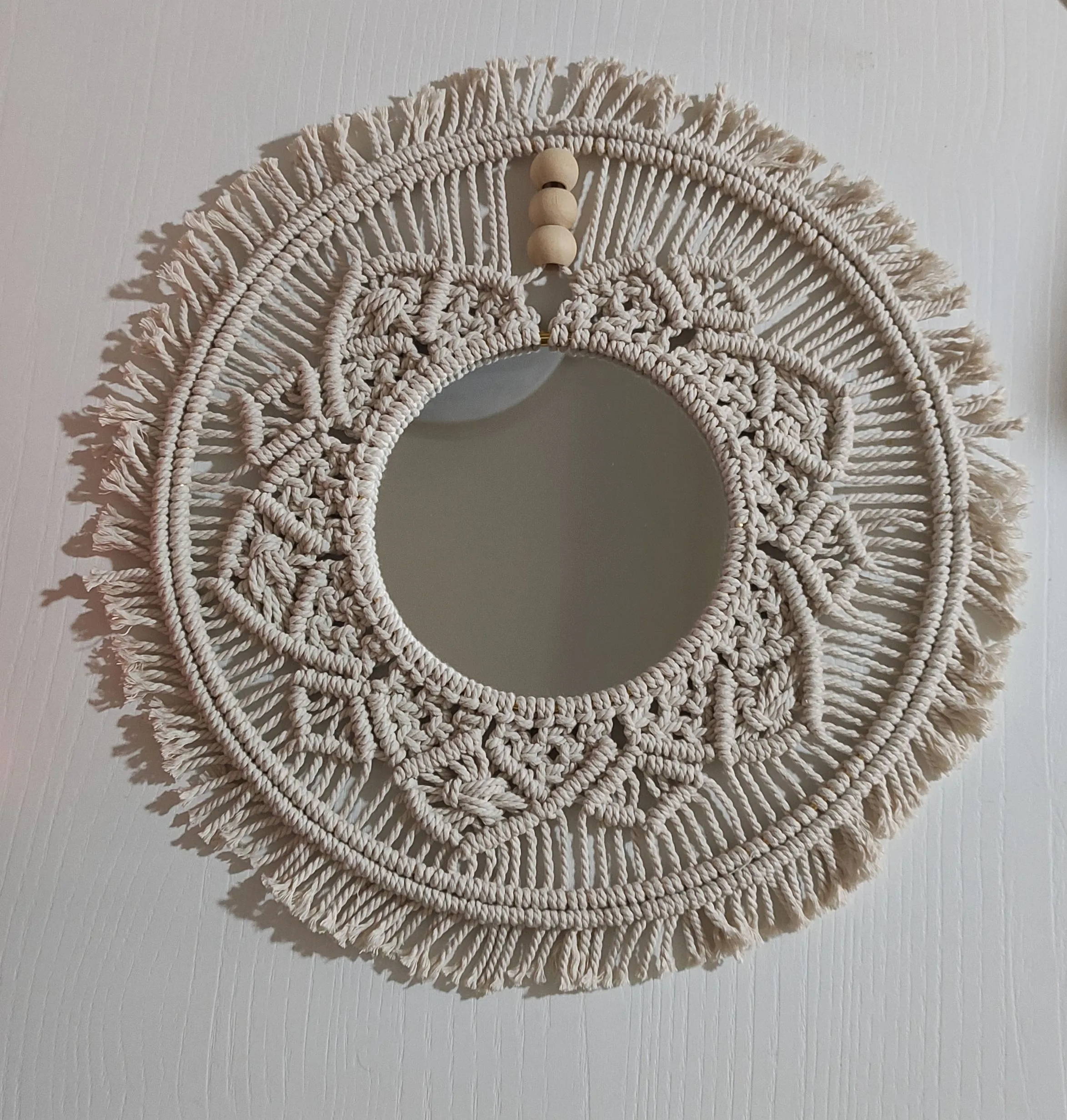 Espejo macramé