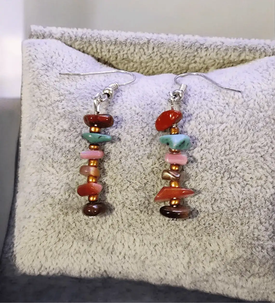 Aretes de piedras naturales - Equilibrio de chakras