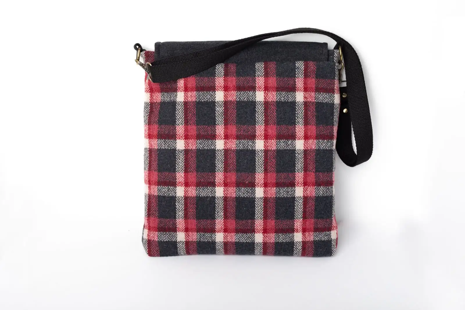 Bolso tic tac cuadros rojo - Imagen 2