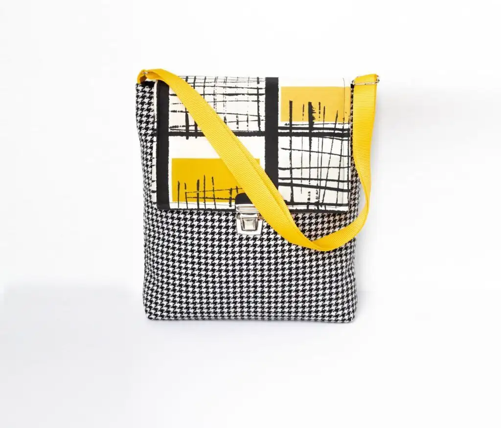 Bolso tic tac pata de gallo