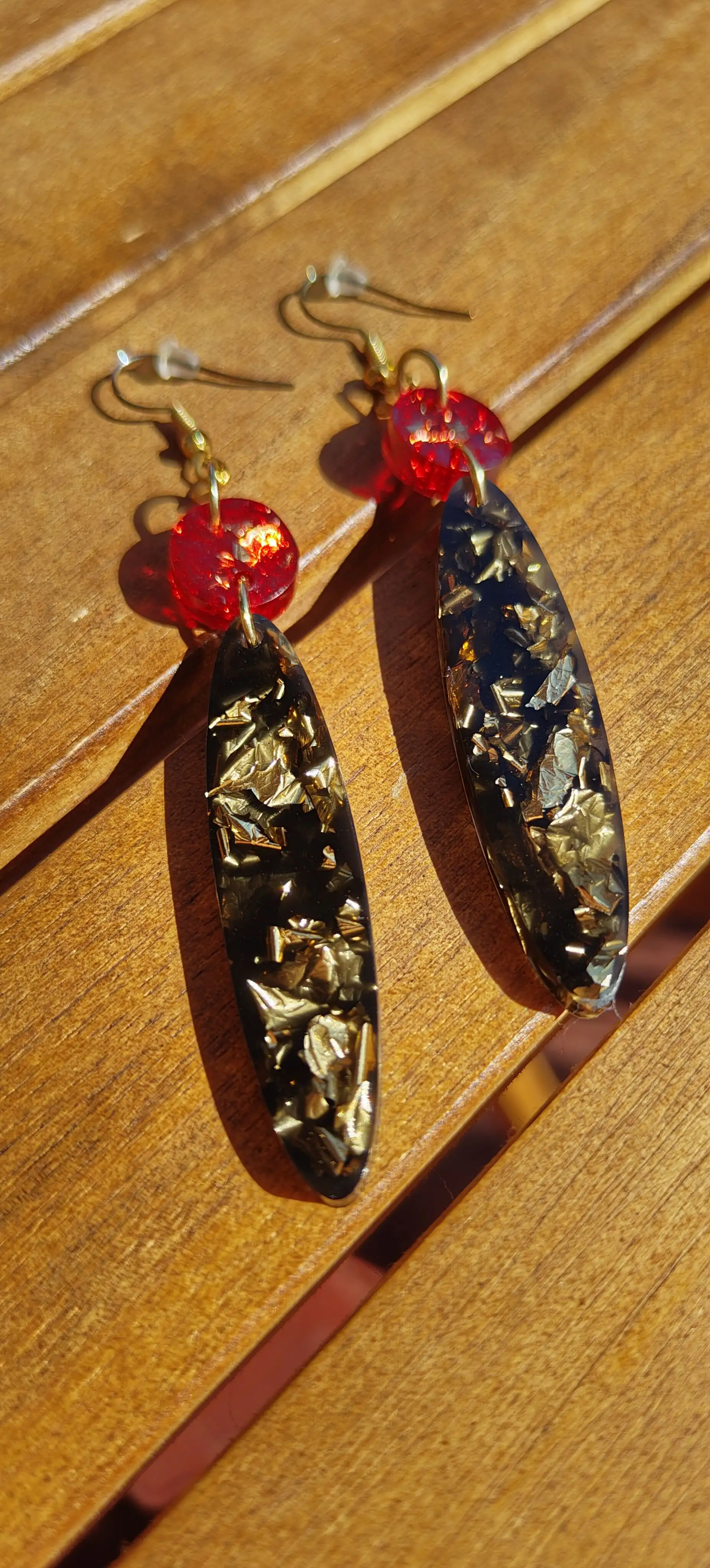 Pendientes Redondo combinado - Imagen 3