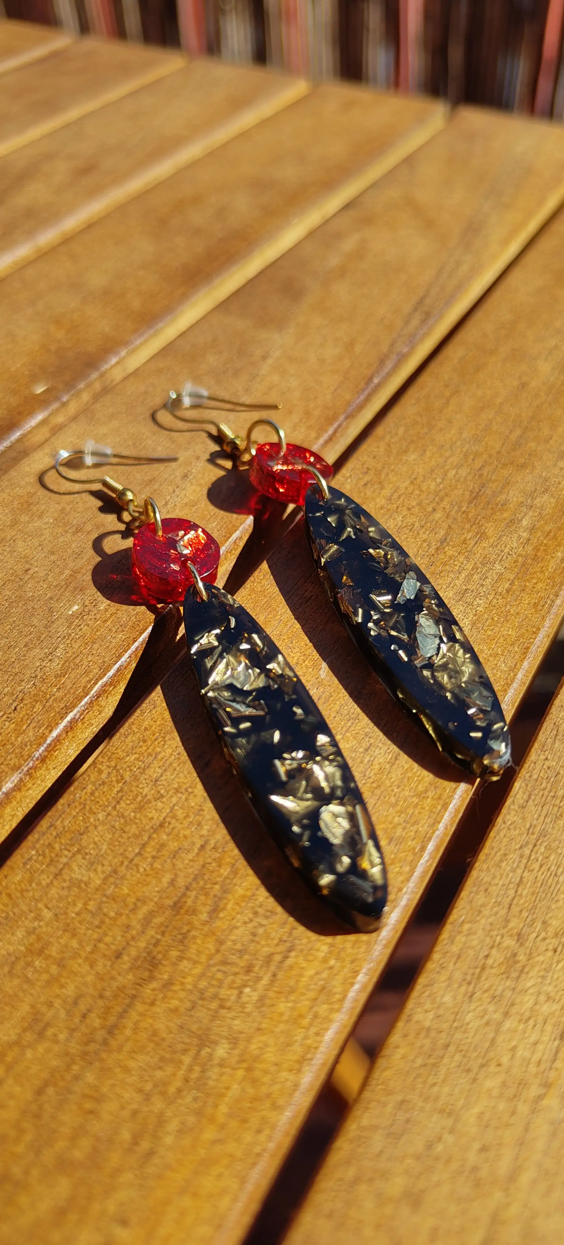 Pendientes Redondo combinado - Imagen 2