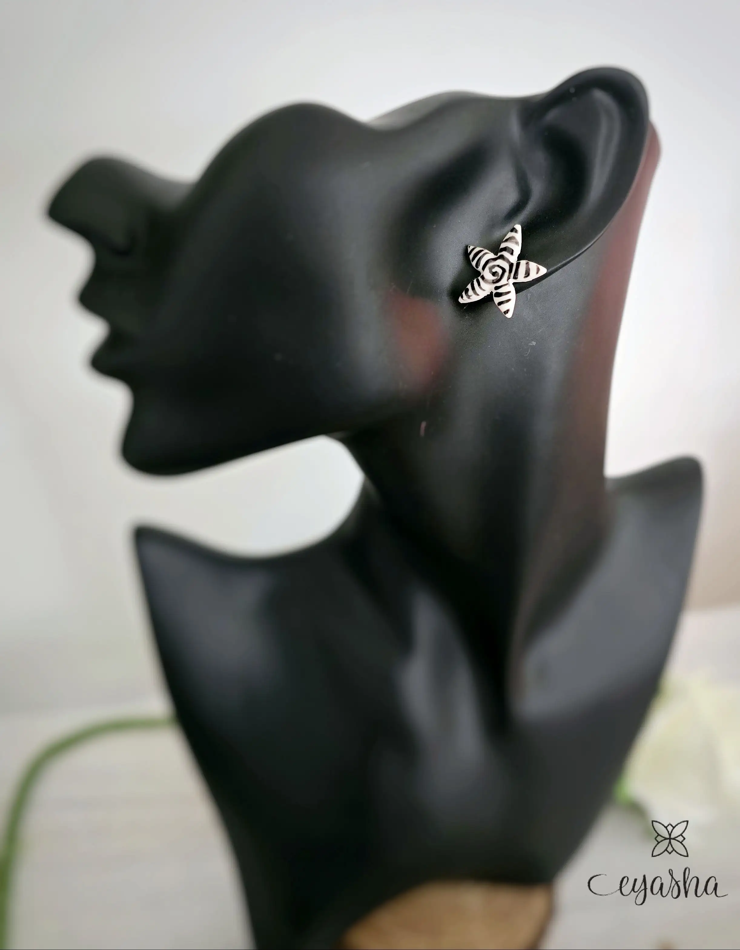 Pendientes estrella espiral