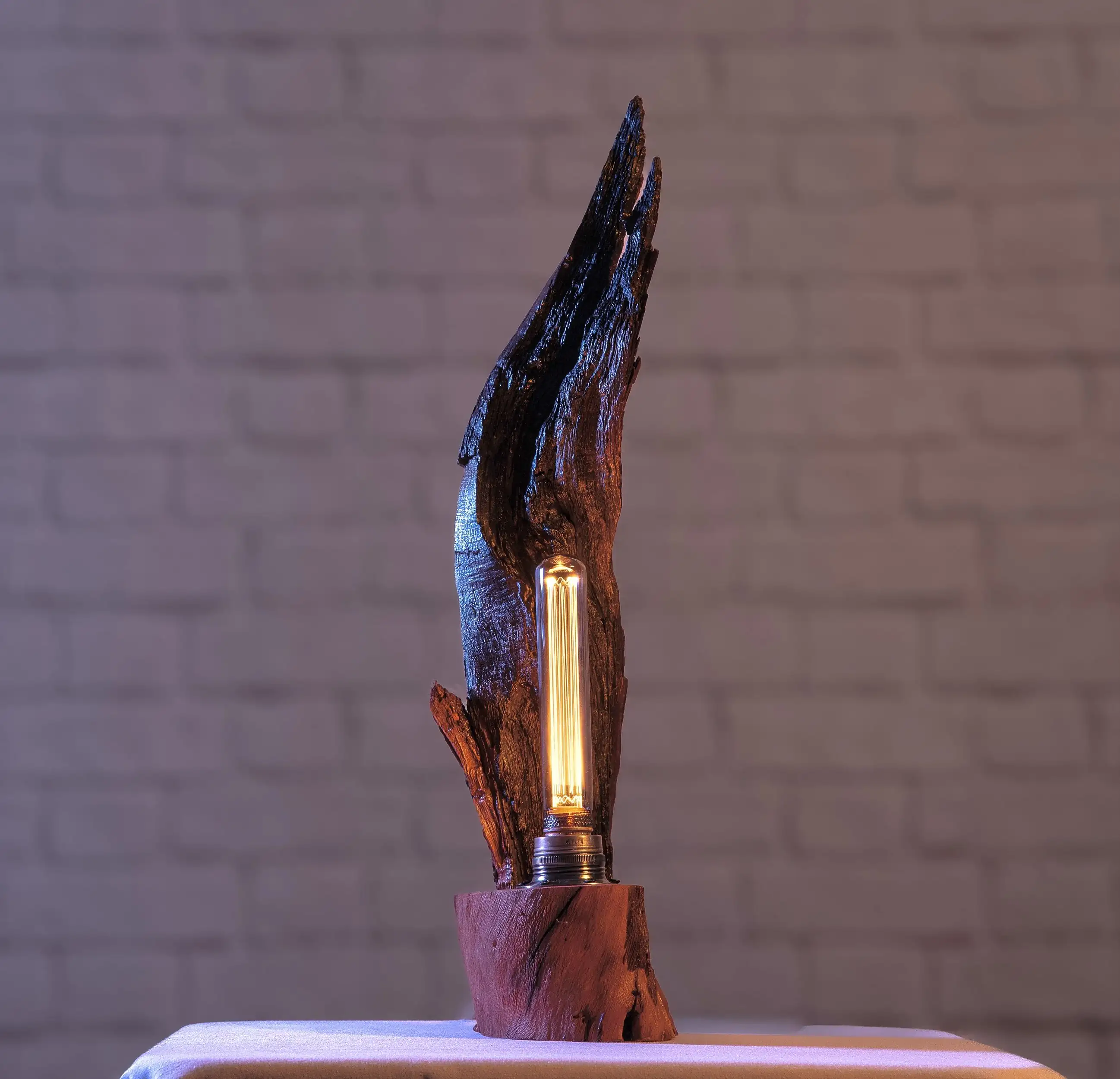 Lampara de mesa artesanal