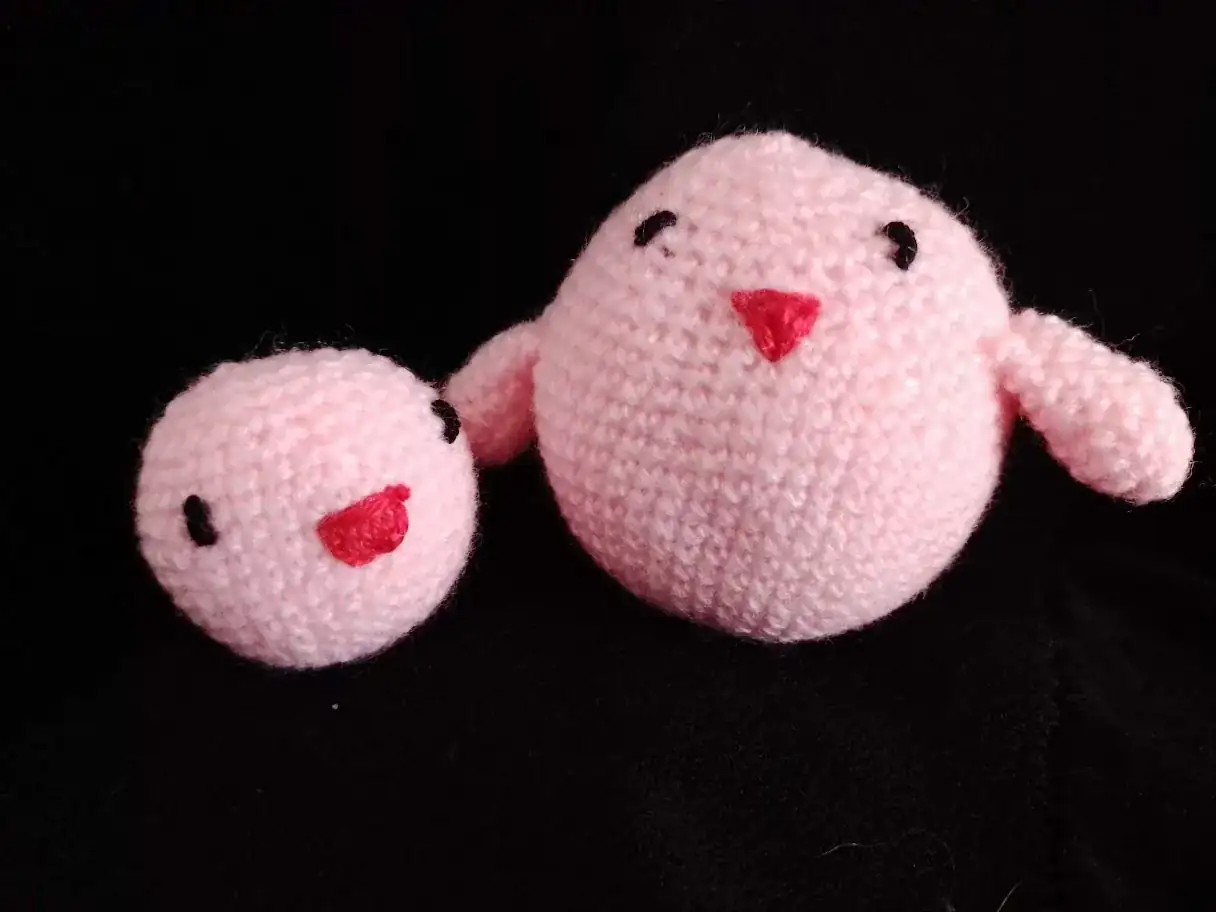 POLLLET I OU AMIGURUMI