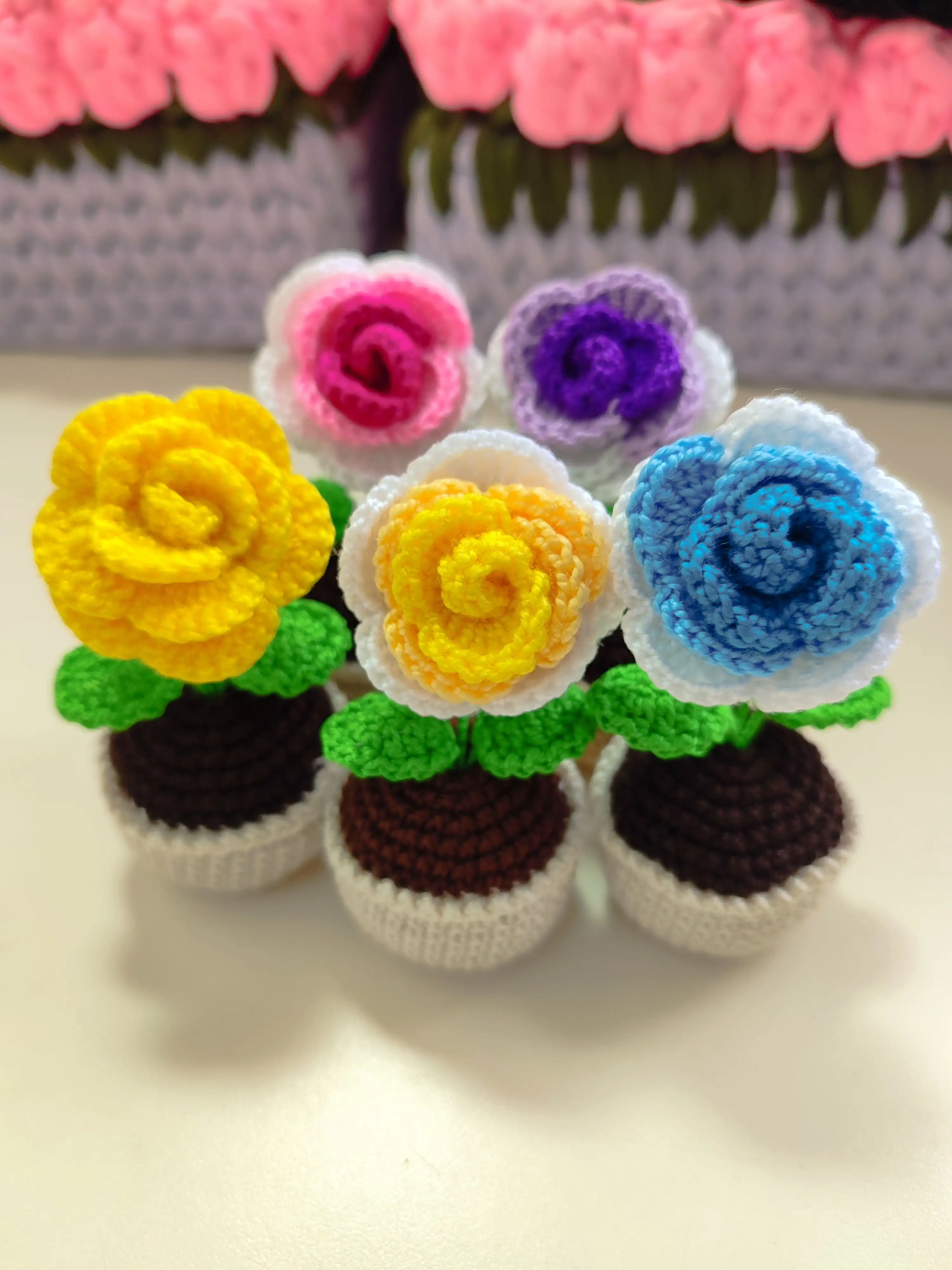 Mini Maceta de rosa  - Imagen 3