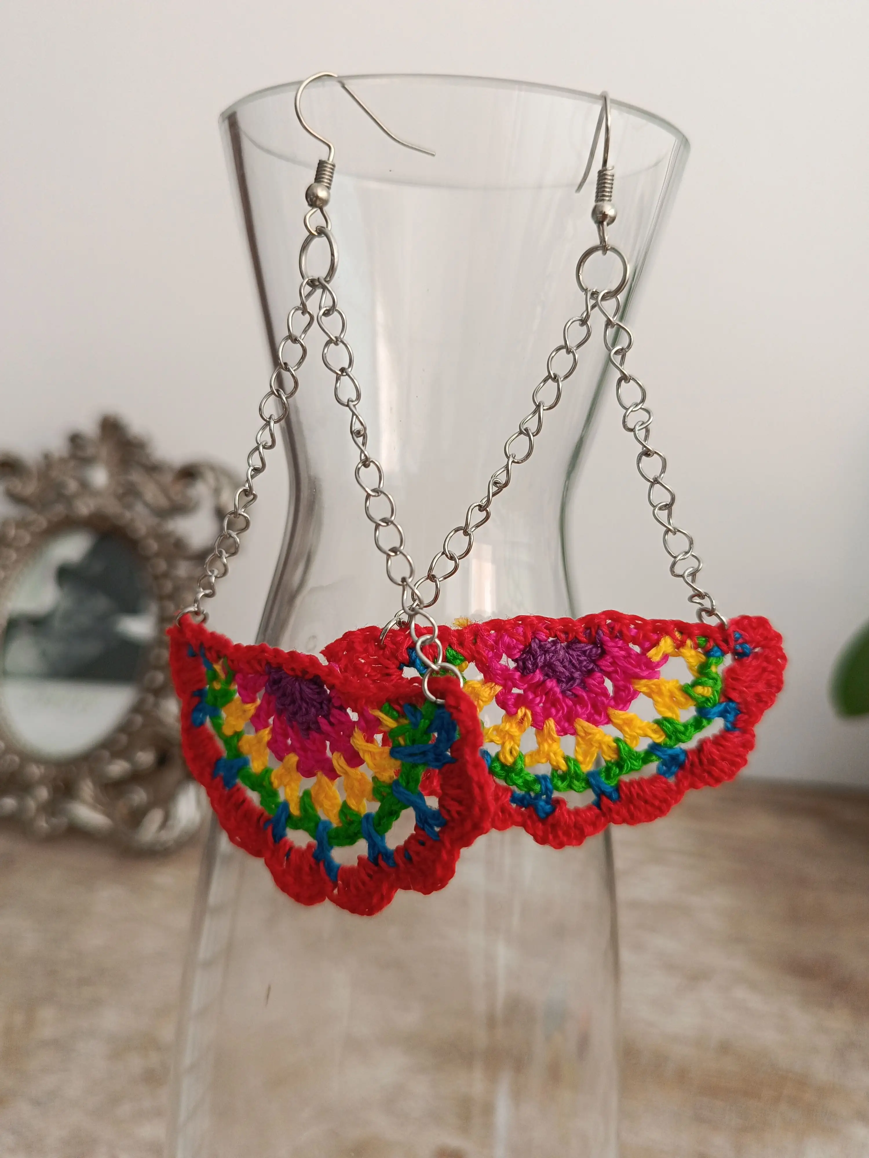 Pendientes crochet 