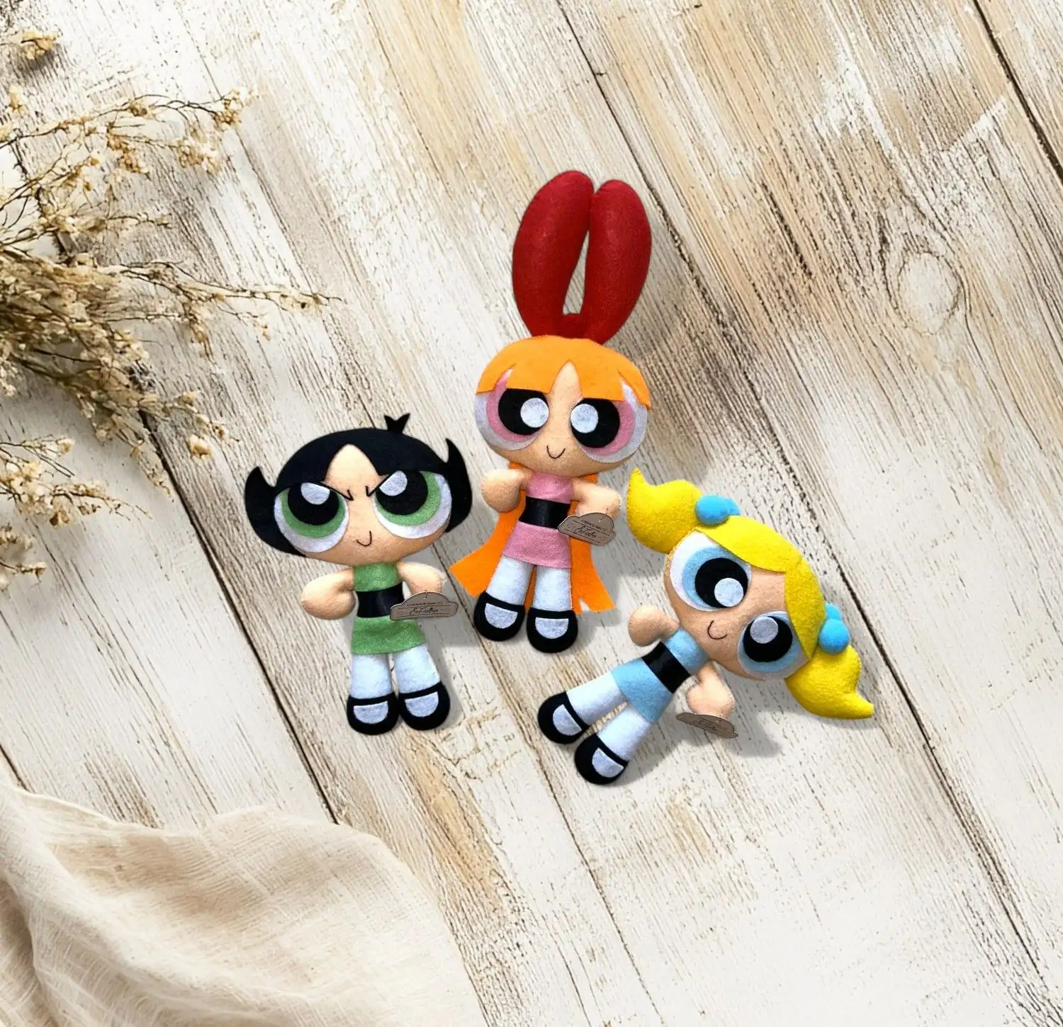 Box Chicas Superpoderosas figuras en fieltro - Imagen 2
