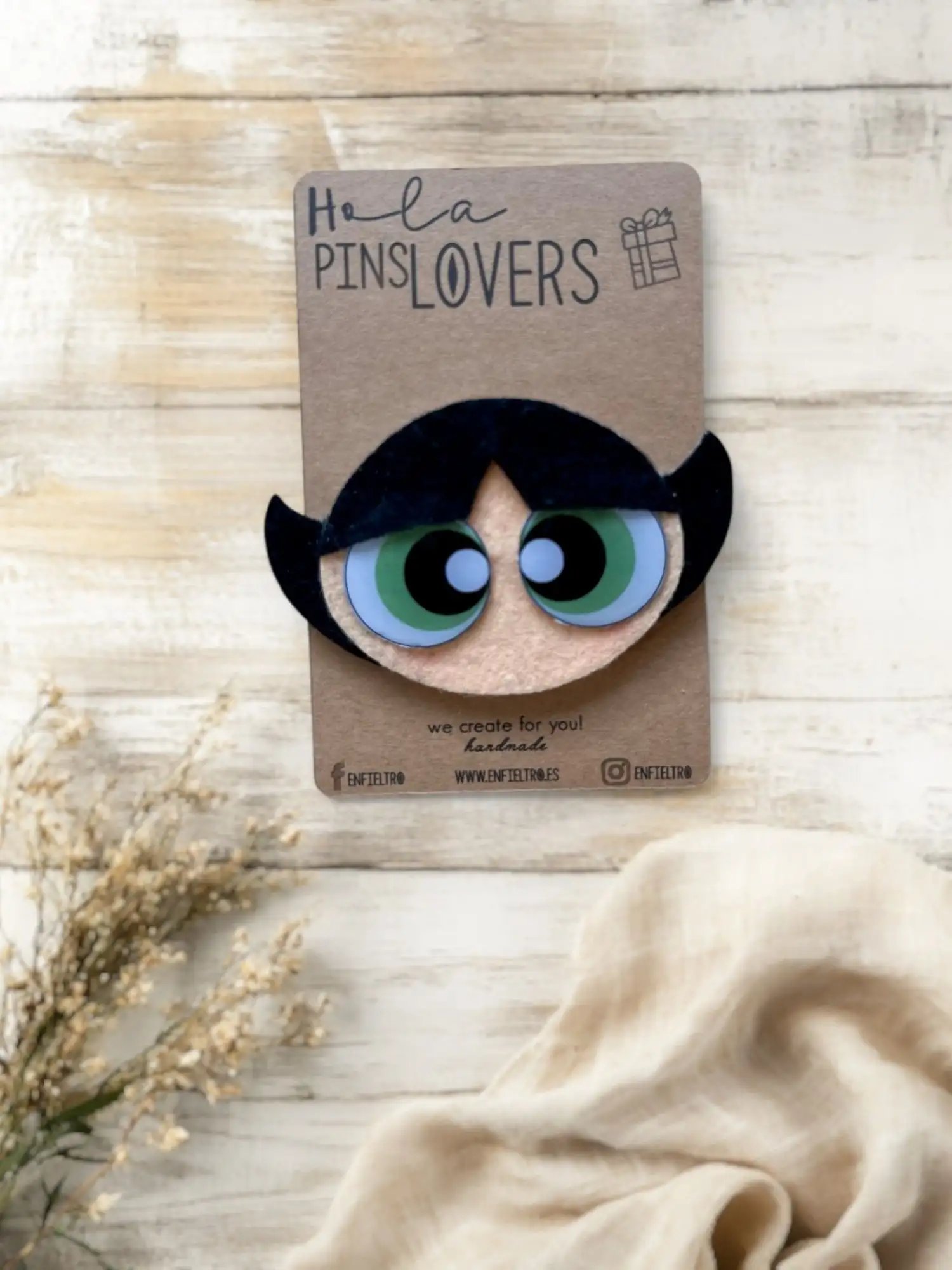 Box Chicas Superpoderosas pins en fieltro - Imagen 5