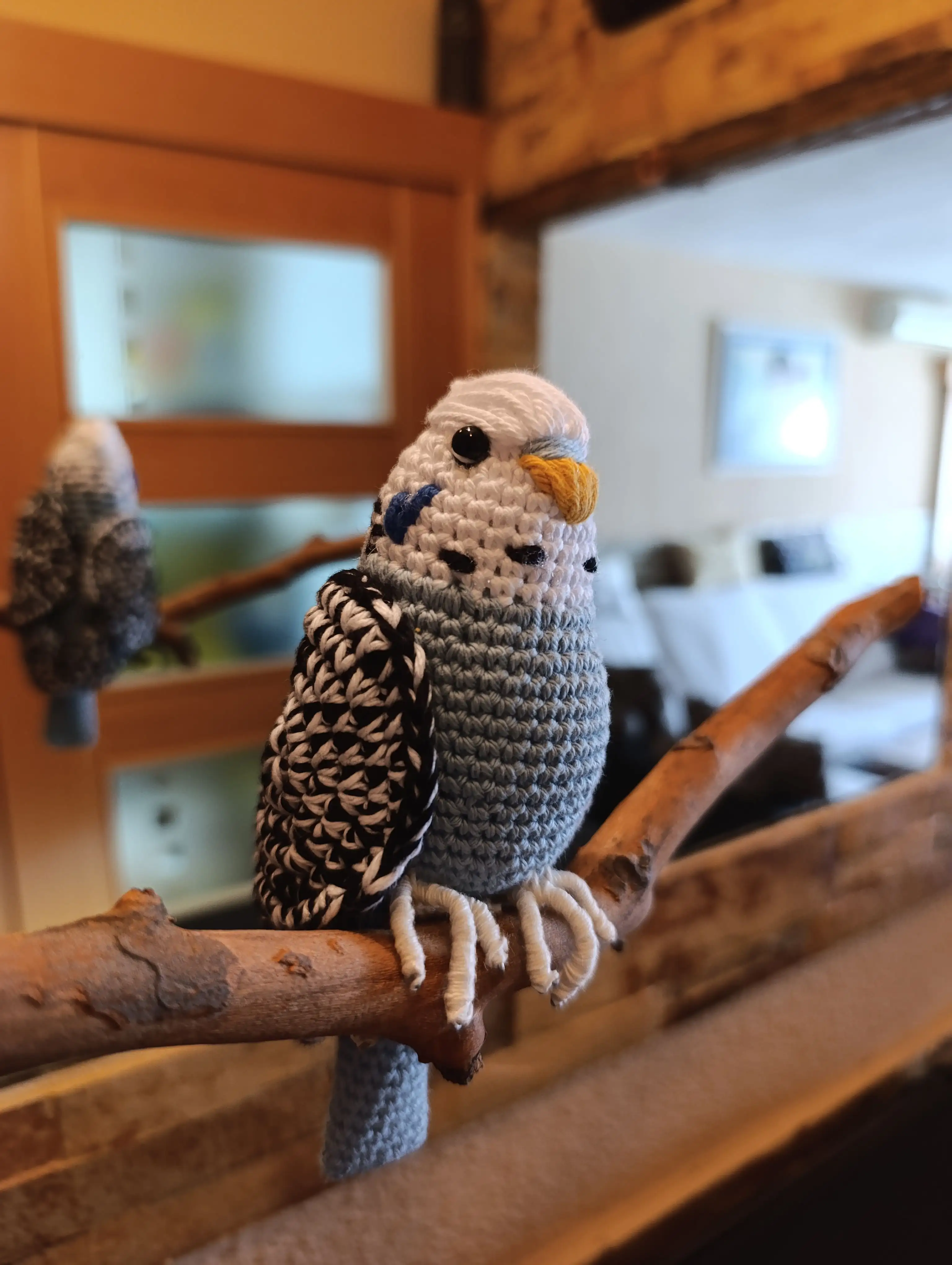 Periquito a crochet 