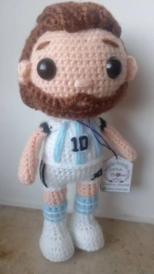 Messi en Amigurumi - Imagen 3