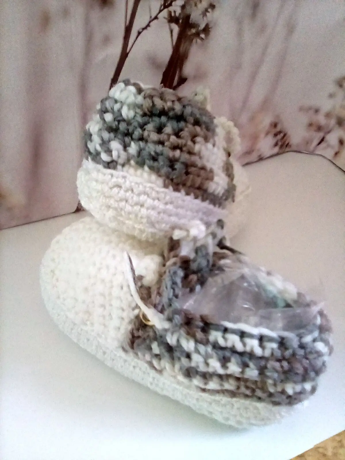 Zapatitos tejidos  a crochet - Imagen 3