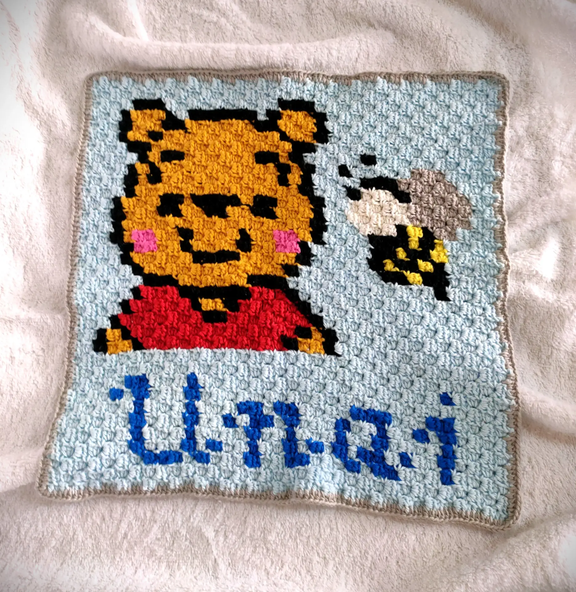 Manta apego personalizada Winnie the Pooh