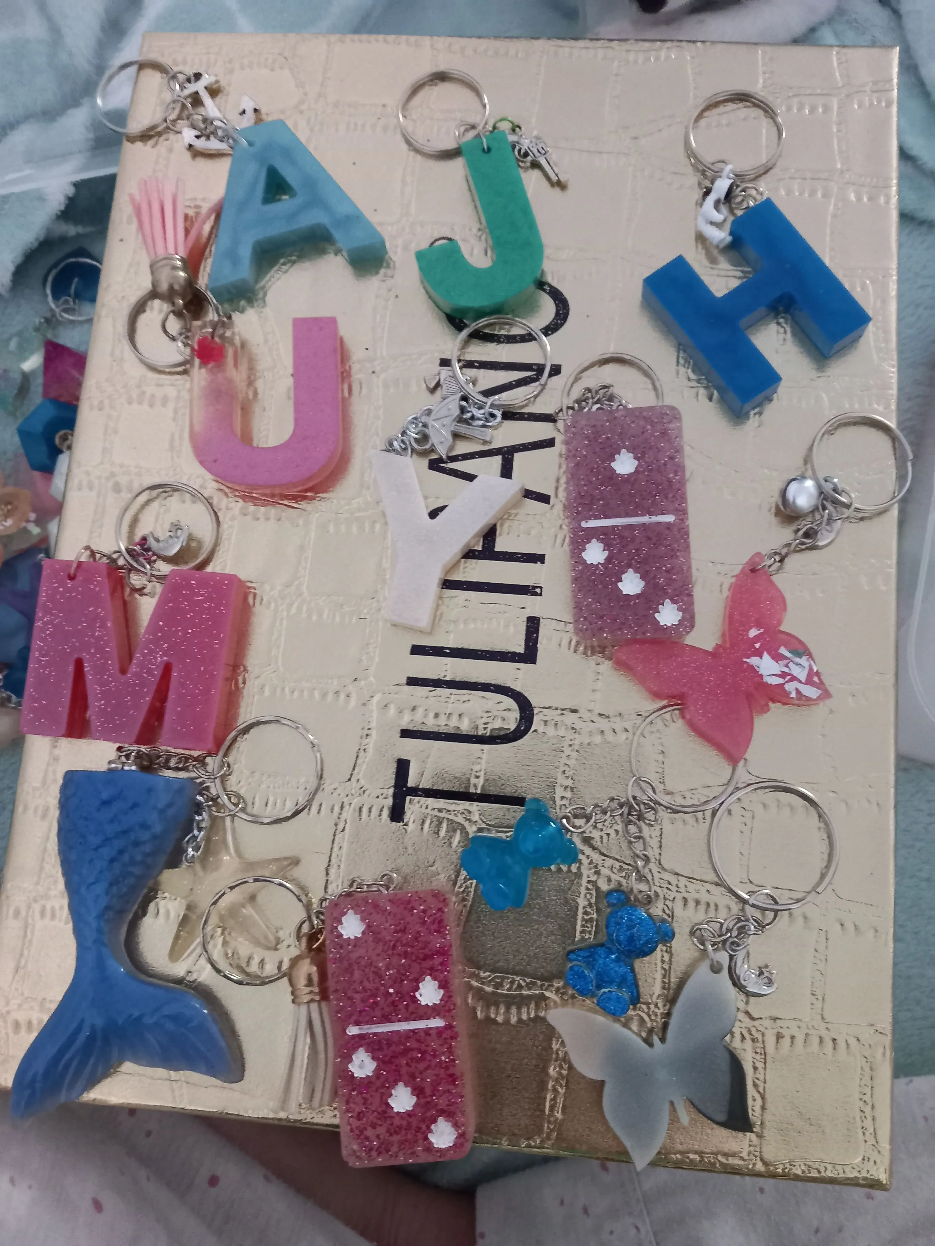 Llaveros letras