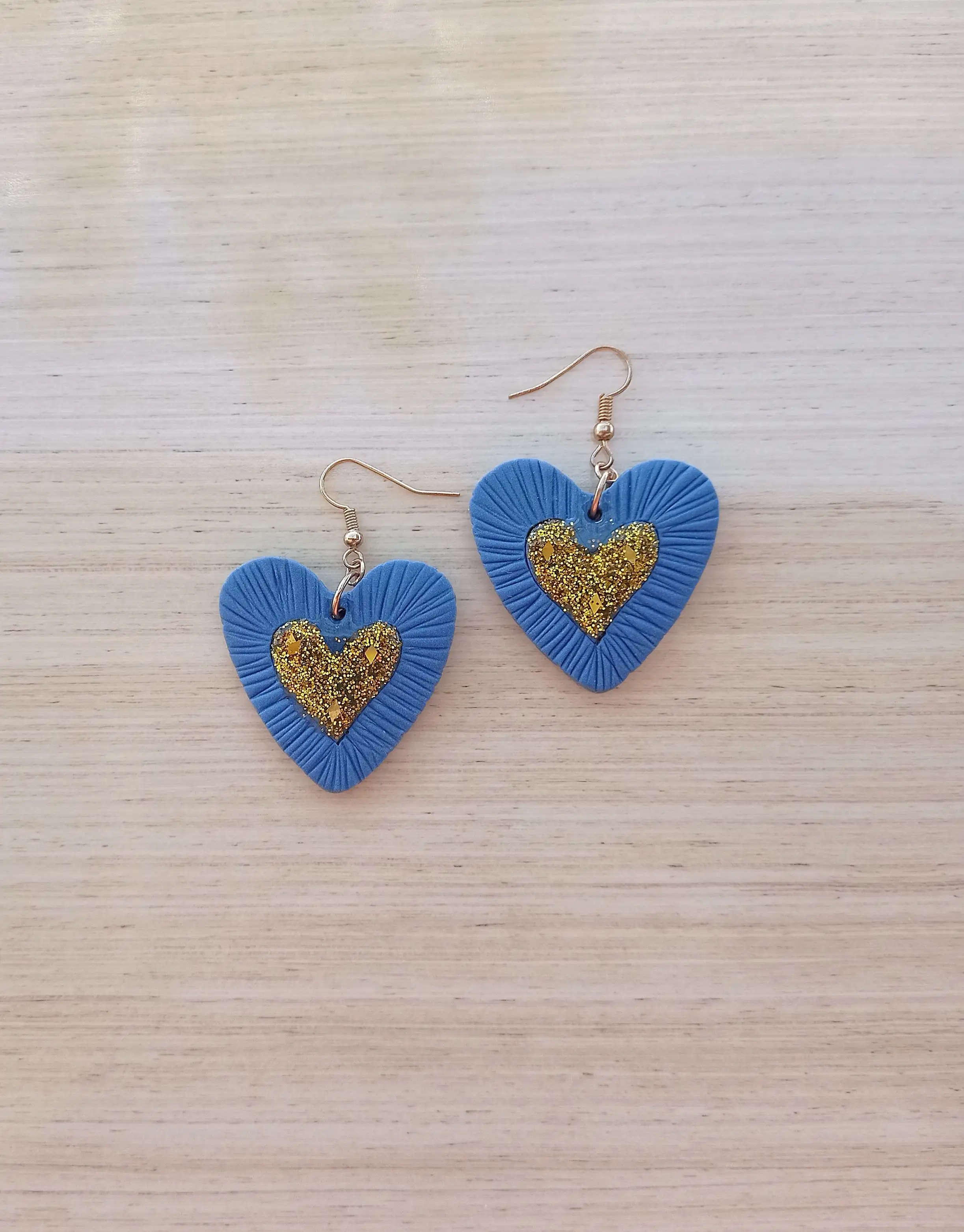Zarcillos pendientes hechos a mano - Imagen 3