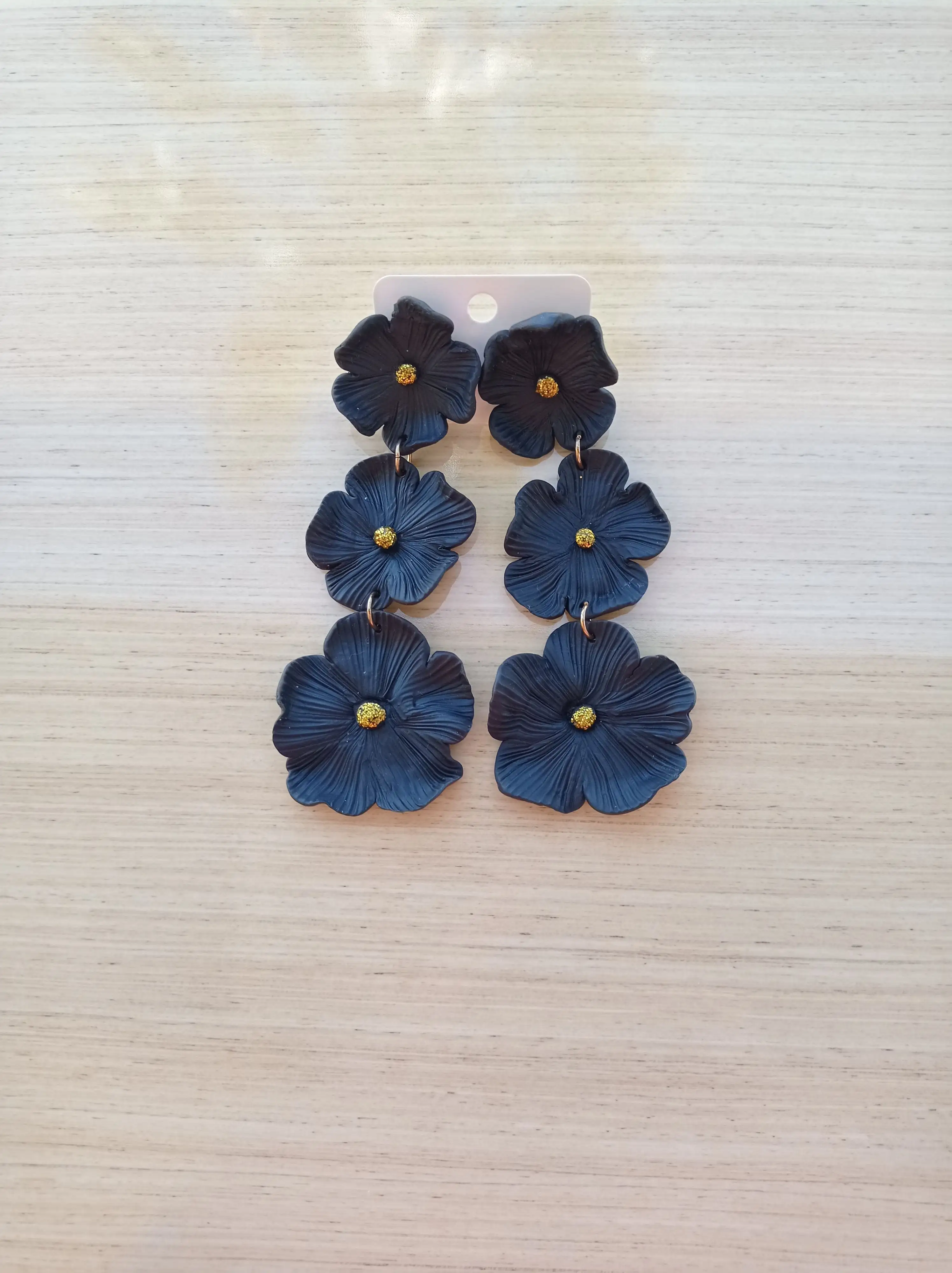 Zarcillos pendientes hechos a mano - Imagen 4
