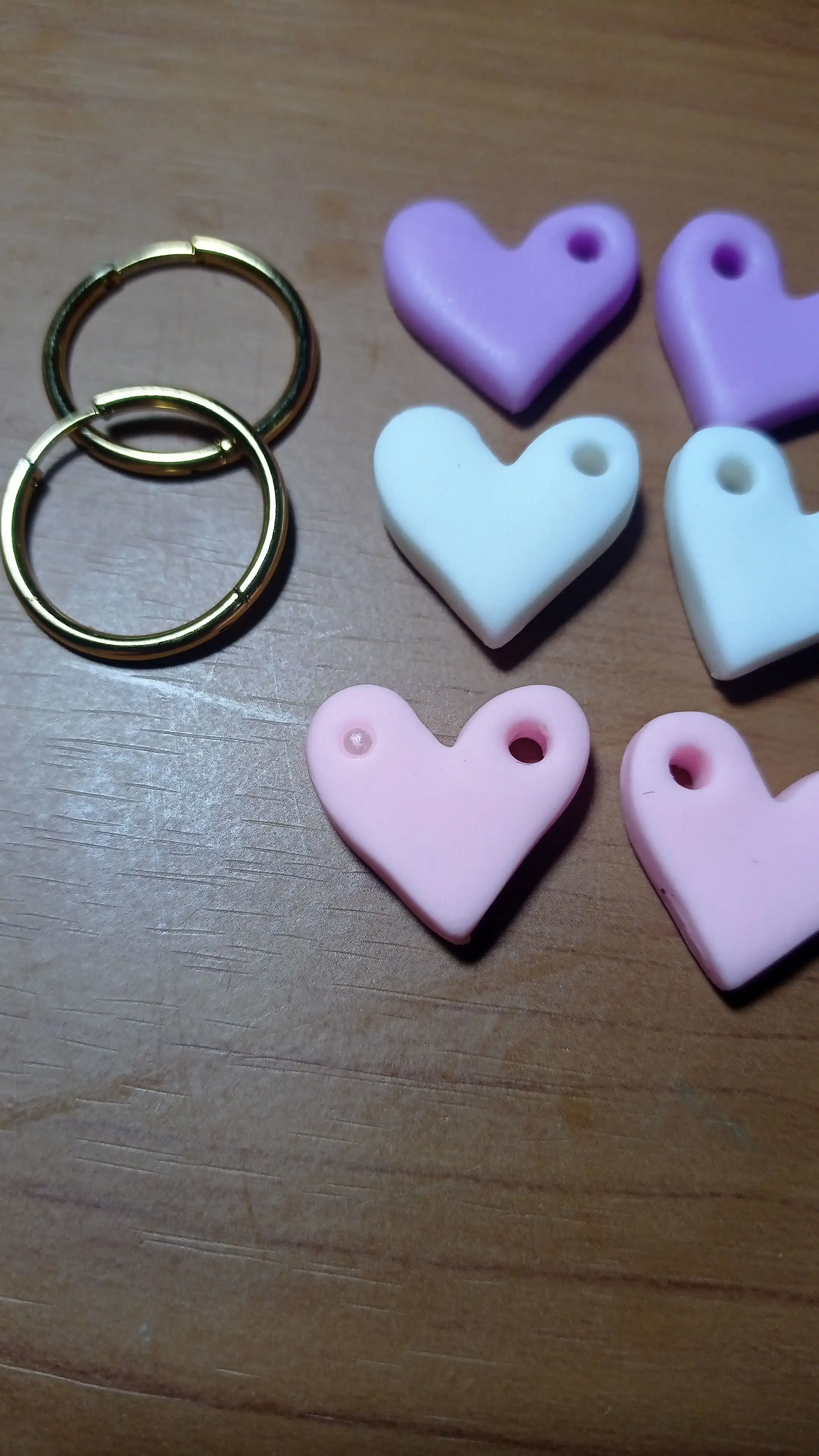 Zarcillos pendientes hechos a mano - Imagen 5